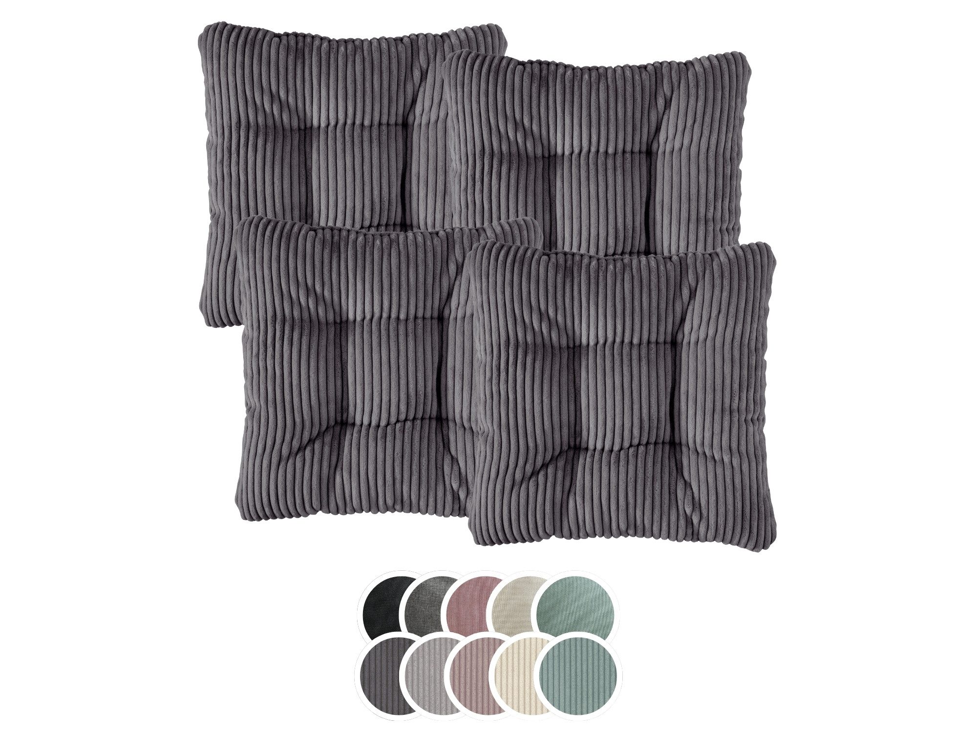 XDREAM Stuhlkissen Sitzkissen Set (2er & 4er) für Stühle und Bänke, robuste günstig online kaufen