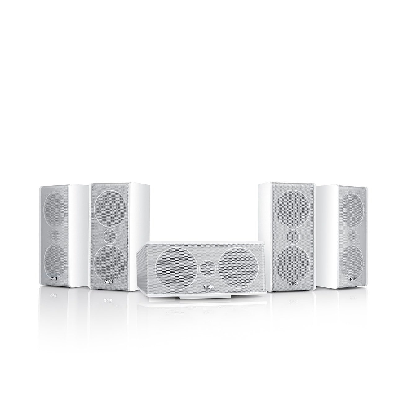 Teufel CONSONO 35 CONCEPT Surround Power Edition "5.1-Set" Wireless Lautsprecher (Bluetooth, HDMI, AUX, 150 W, Integrierter AV-Receiver mit Bluetooth 5.0 Qualcomm® aptX™, sowie HDMI)