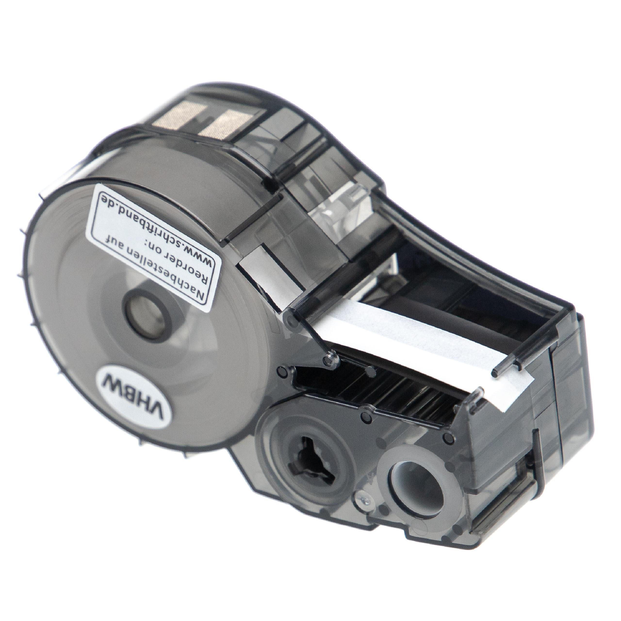vhbw Beschriftungsband Ersatz für Brady Drucker & Kopierer für M21-250-595-WT