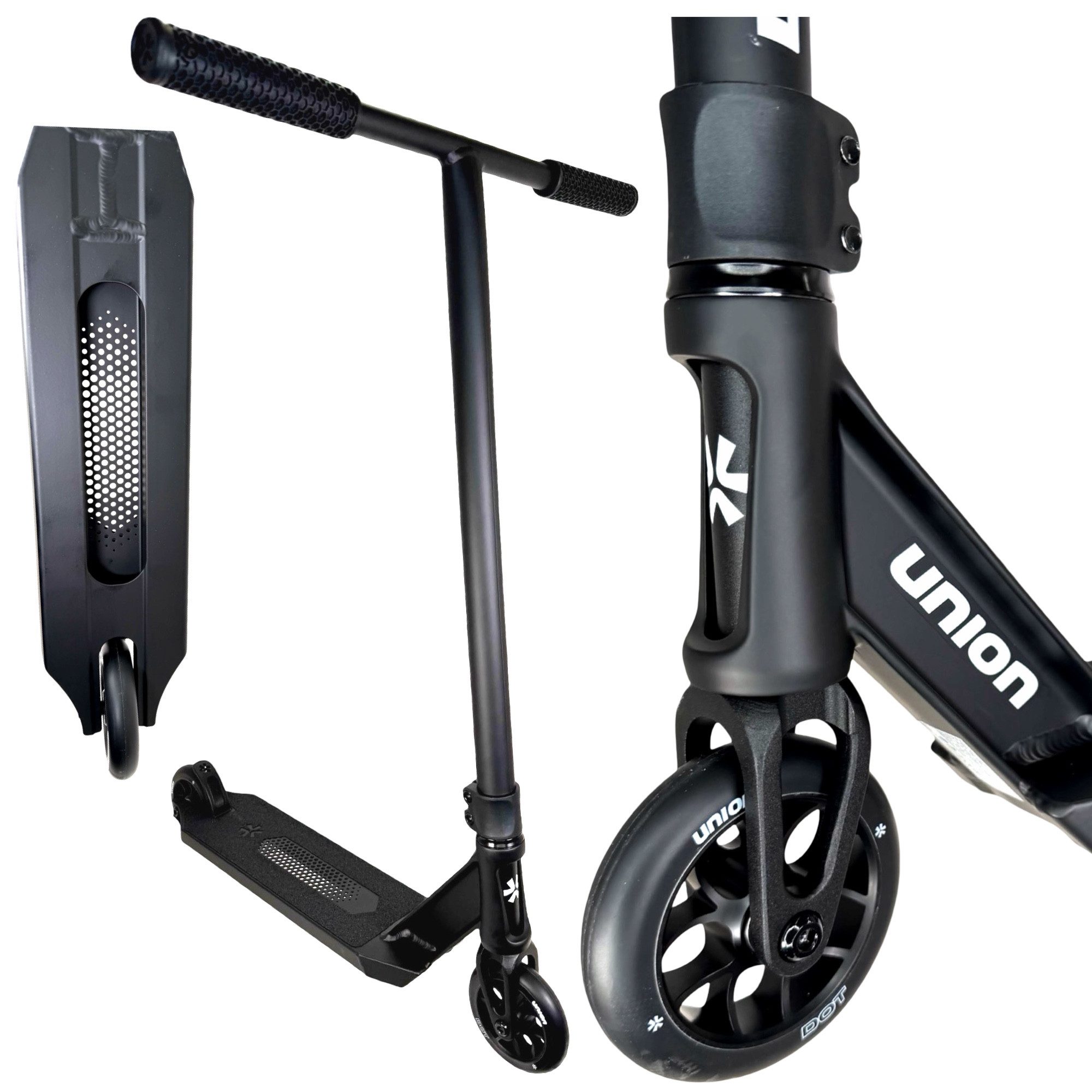 Union Stuntscooter Union Dot L Stunt Scooter H=90cm 2,95kg T-Bar Schwarz