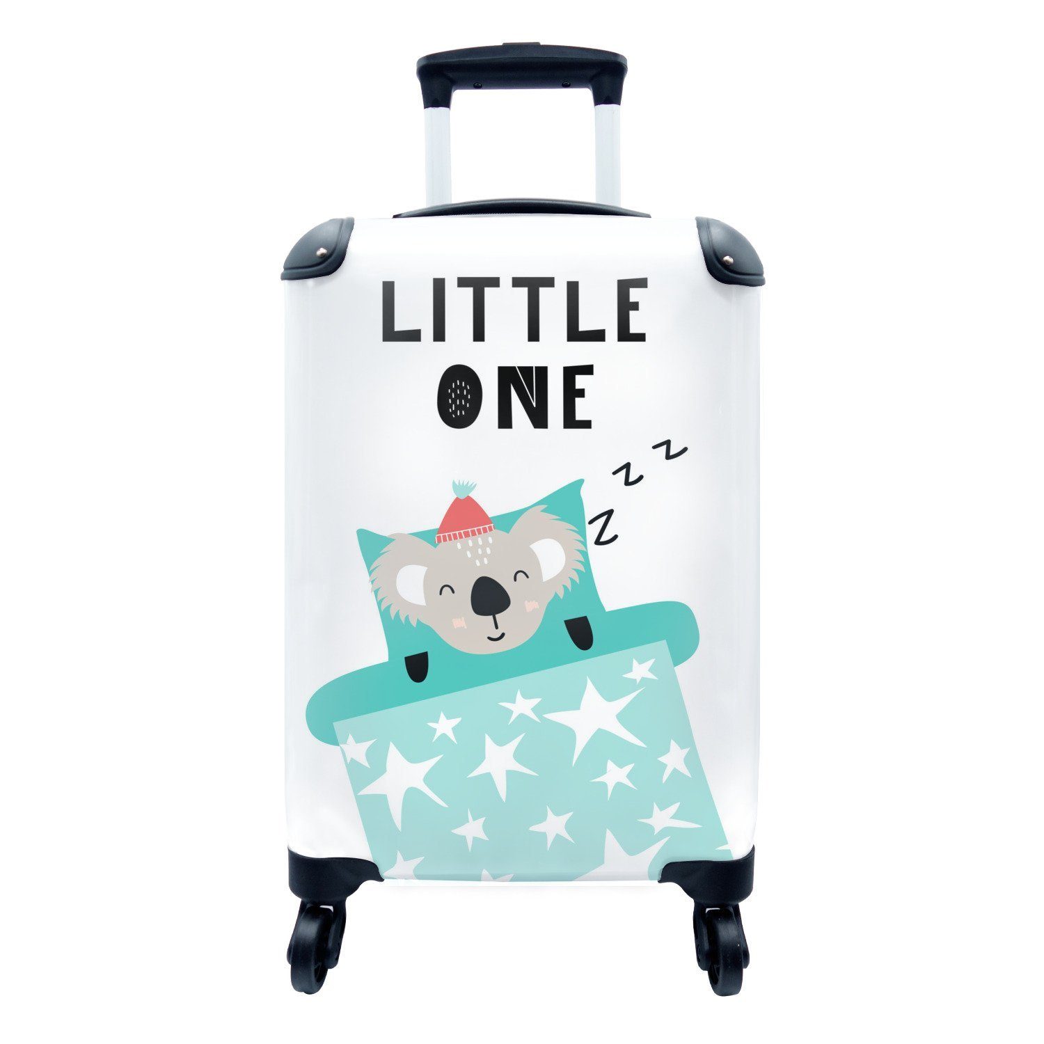 MuchoWow Zitat one' mit rollen, und Handgepäck Ferien, 'Little 4 einem Kinderillustration Koala, Reisekoffer dem Reisetasche Trolley, Rollen, für mit Handgepäckkoffer