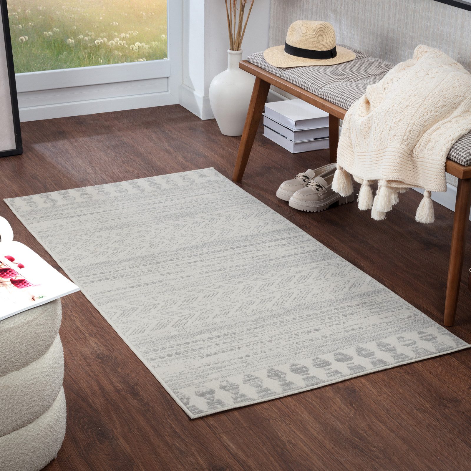 Livabliss Teppich MYKONOS, rechteckig, Höhe: 8 günstig online kaufen
