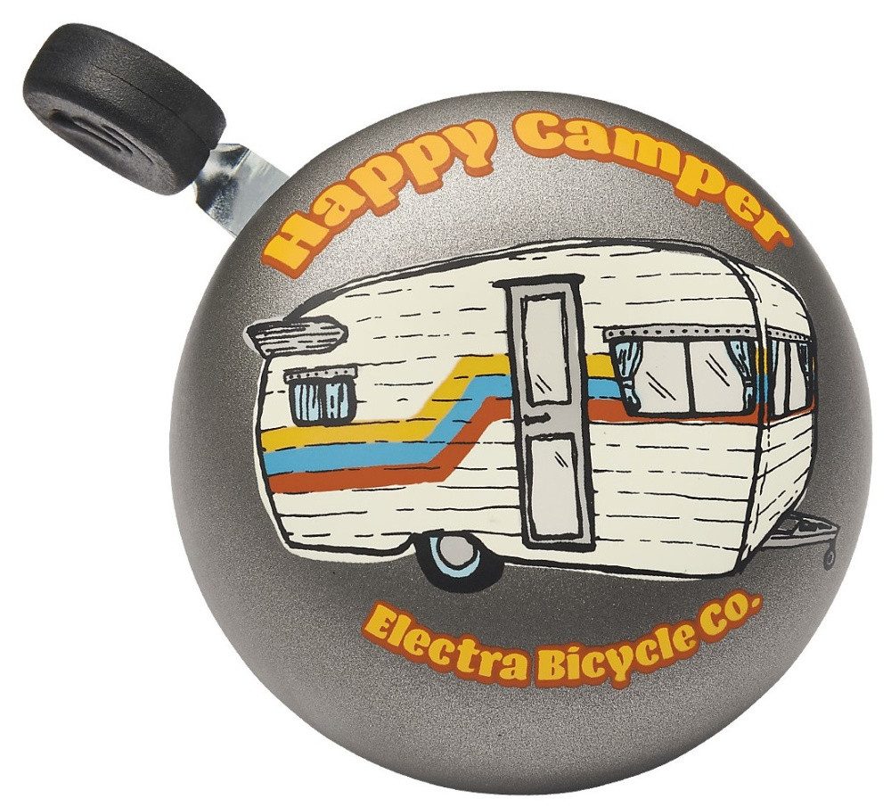 Electra Fahrradklingel Small Ding Dong "Happy CAMPER", Ø 60mm