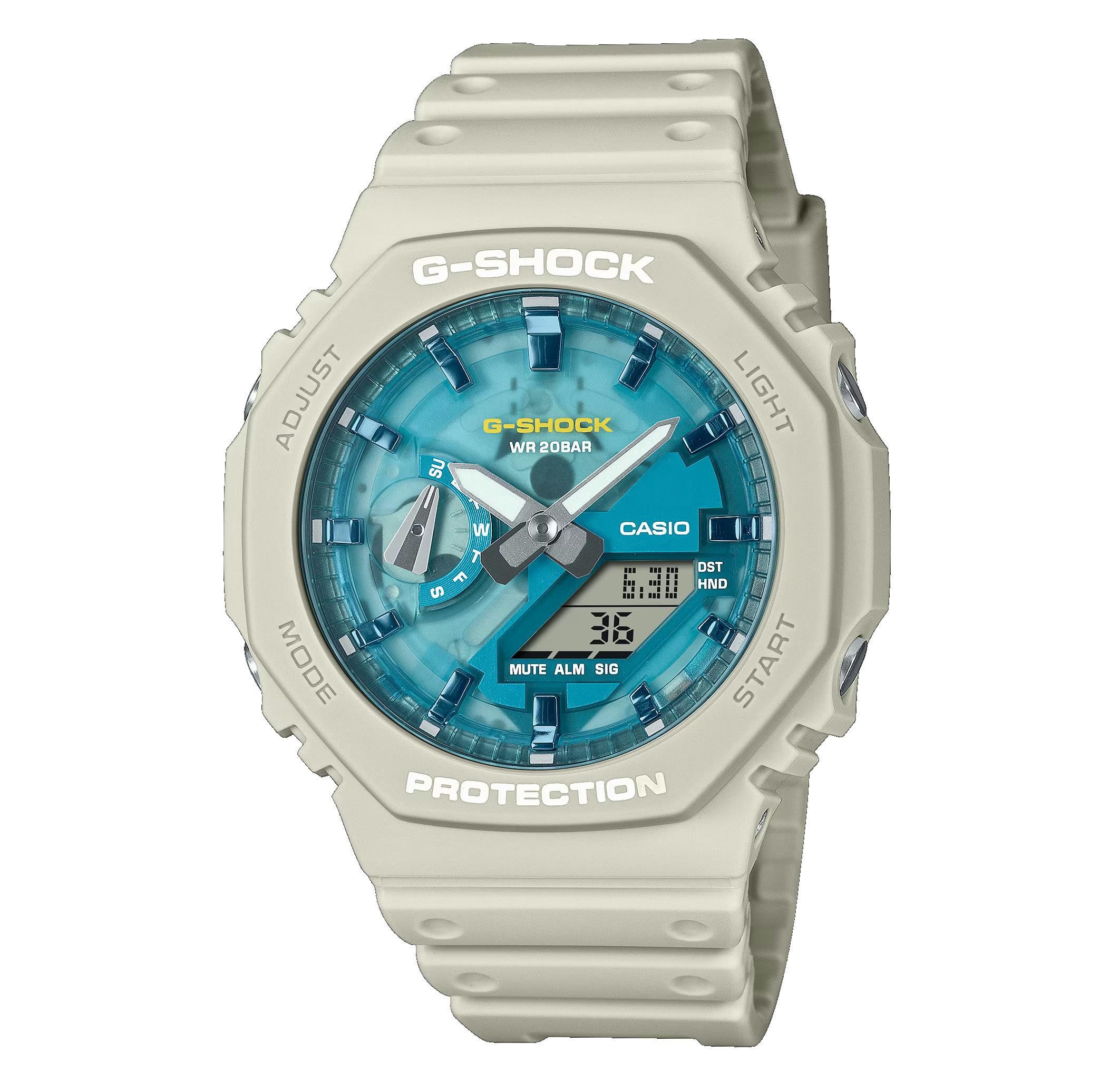 CASIO G-SHOCK Quarzuhr GA-2100AS-5AER