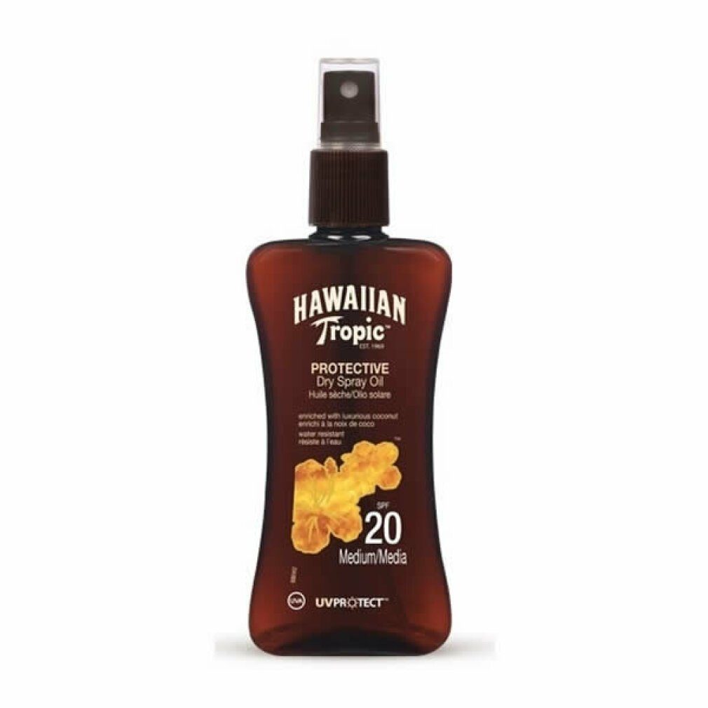 Hawaiian Tropic Deo-Roller Protective Dry Spray Oil Spf20 Medium 200ml