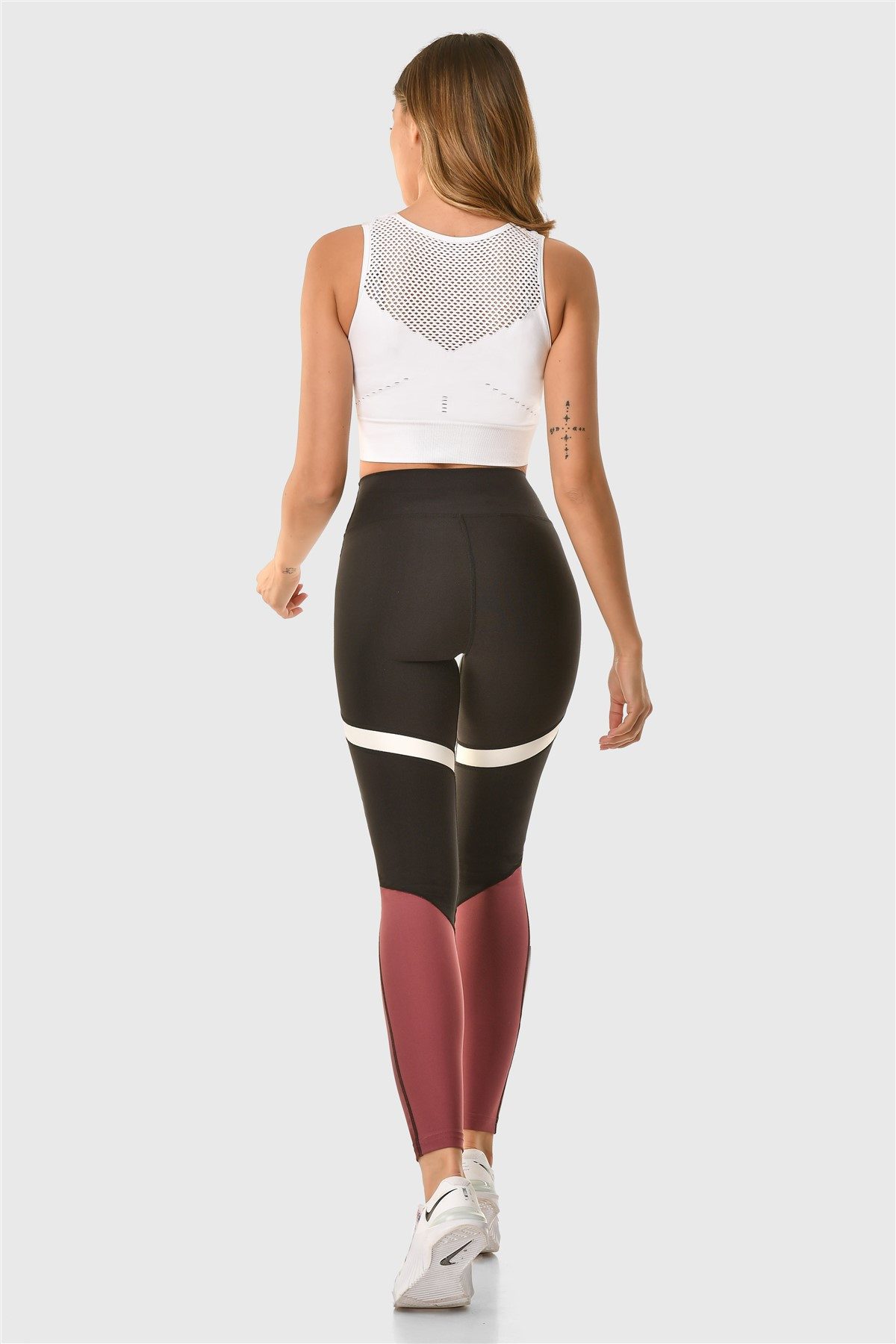 Superstacy Leggings Teilweise Sport Leggings