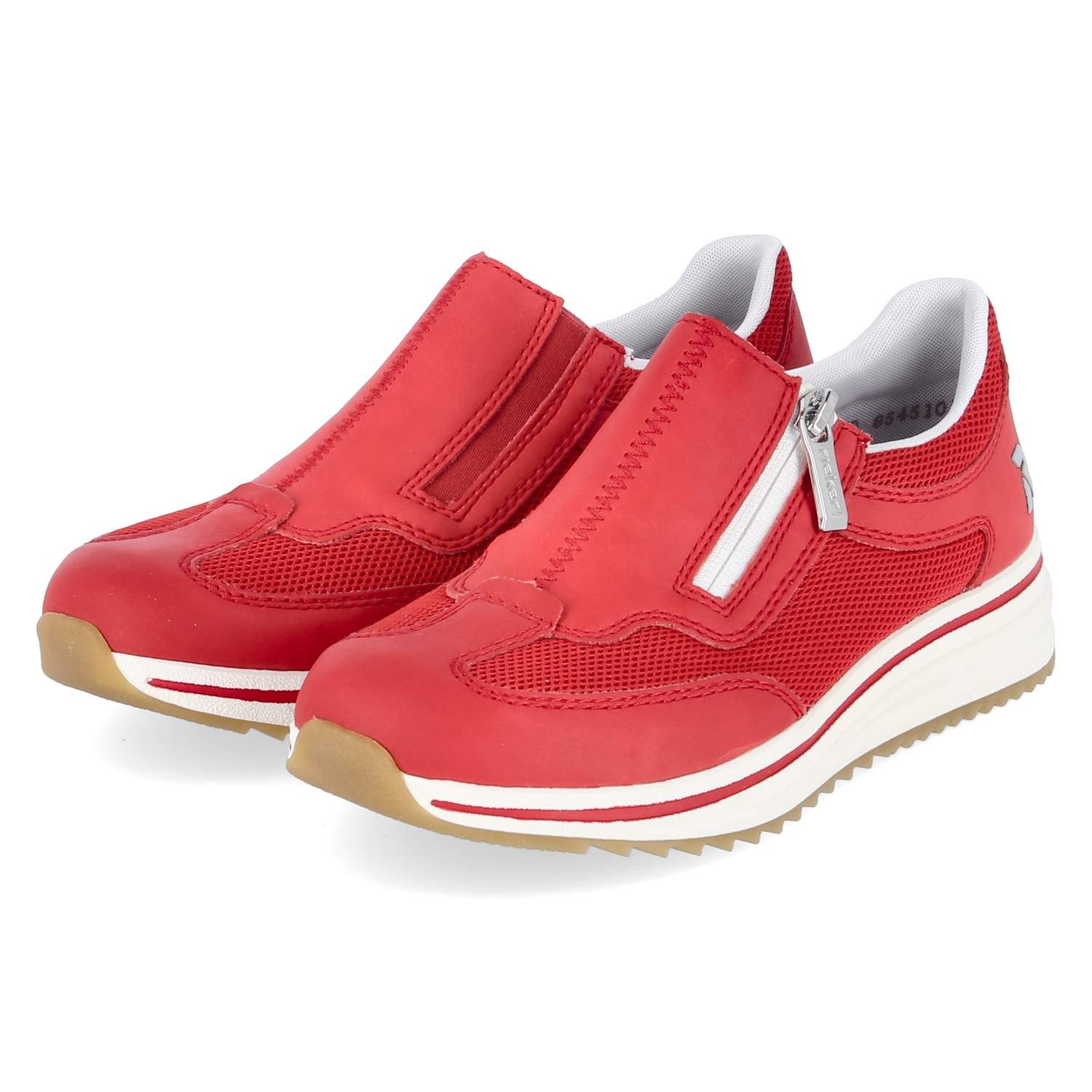 Rieker L5854-33 Damen Textil & Synthetik rot Slipper