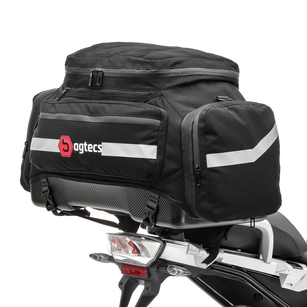 Bagtecs Reisetasche 2x Motorrad Hecktasche # K55 Soziussitz Tasche 55L wasserdicht Spar-Se