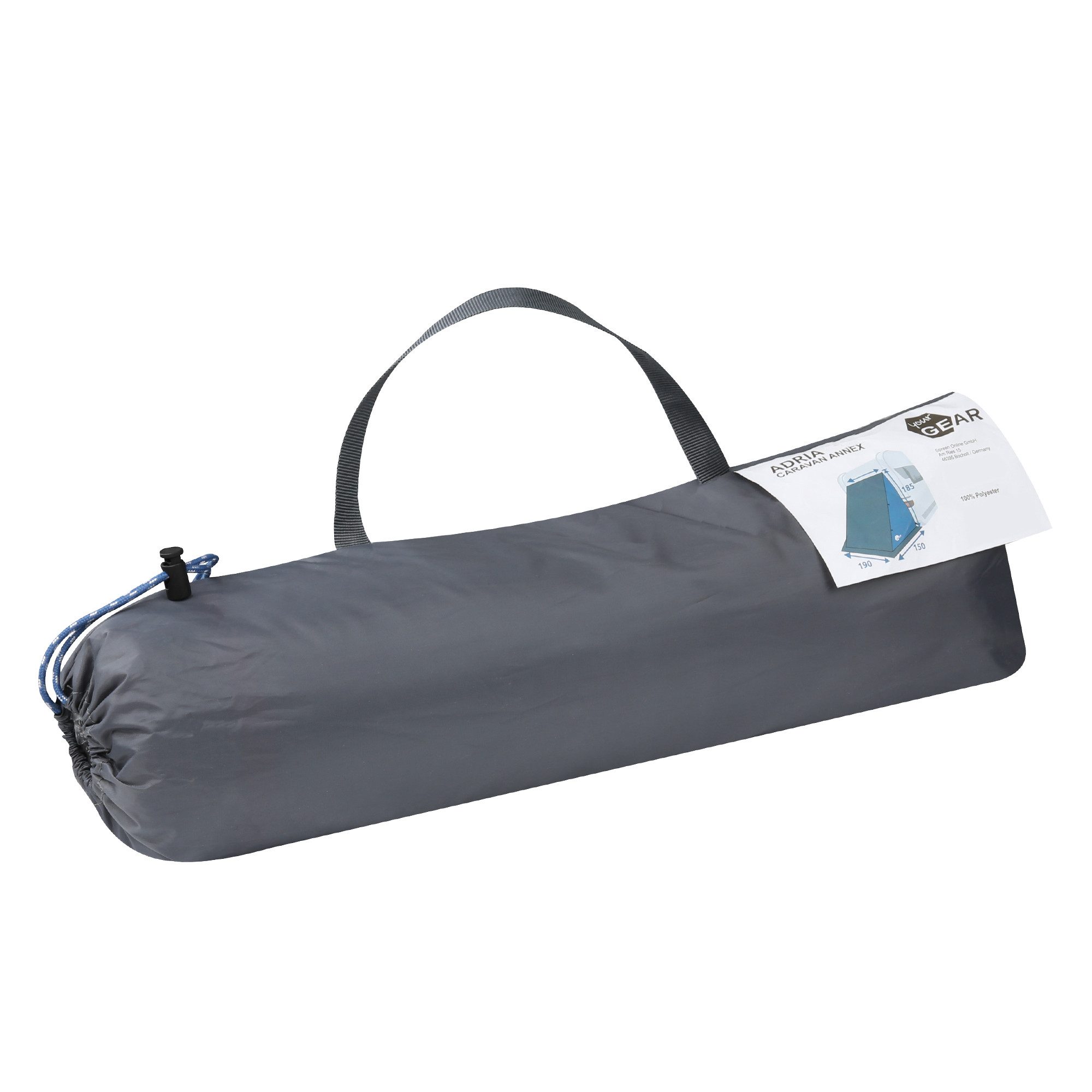 yourGEAR Vorzelt your GEAR Adria 180 Caravan Heckzelt, Geräte / Lagerzelt für Wohnwagen, Personen: 0