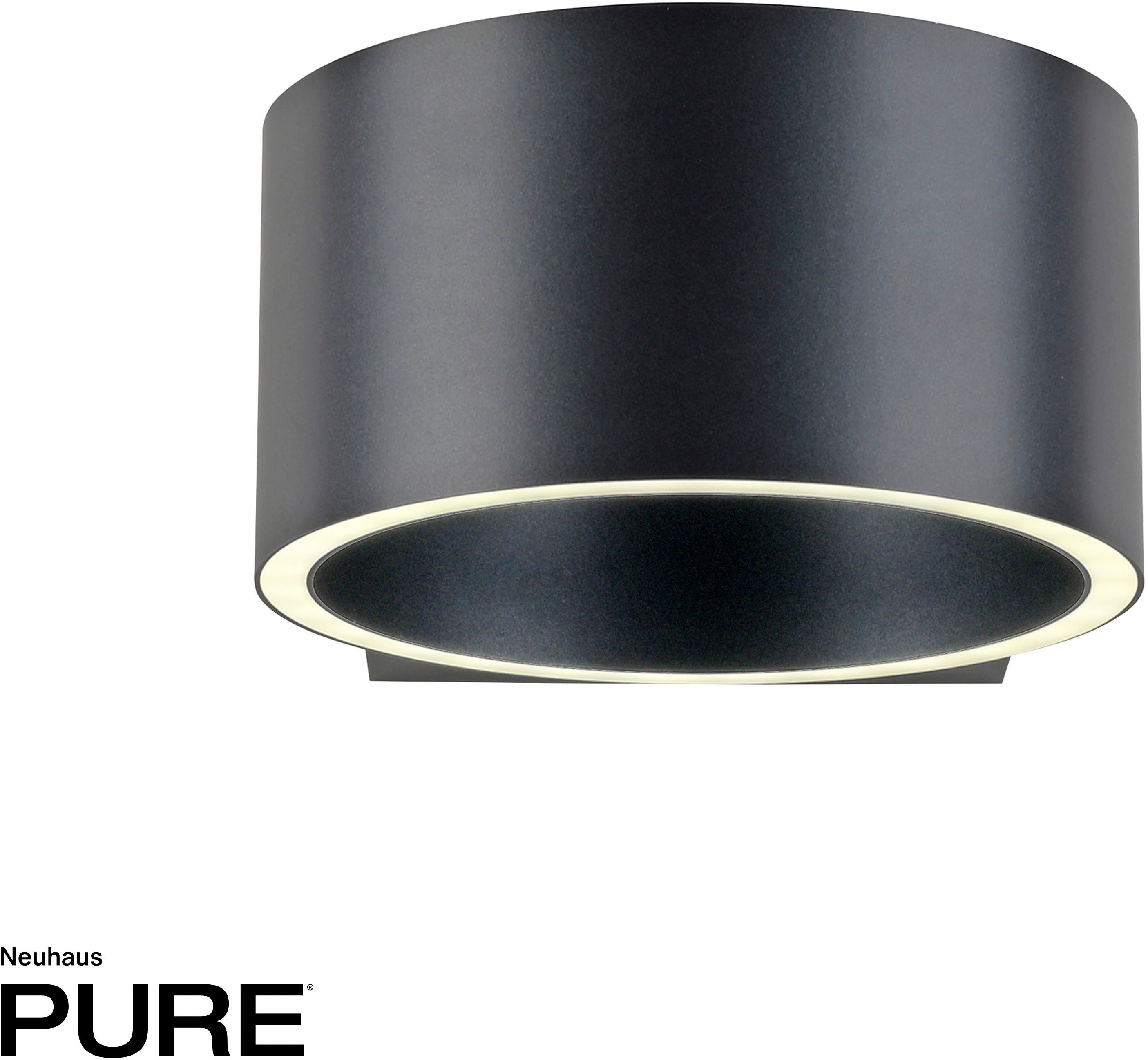 Neuhaus PURE LED Wandleuchte PURE Clipse, LED fest integriert, Warmweiß, Lichtaustritt oben und unten, dimmfähig