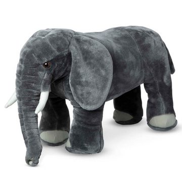 BEMIRO Tierkuscheltier XXL Elefant Kuscheltier stehend - ca. 72 cm