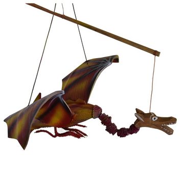 SIMANDRA Windspiel Drache Rot Mobile Fantasy Mittelalter