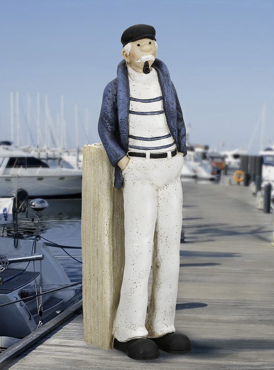MF Skulptur Figur Seemann Sigvard 29 cm maritim aus Poly (1 St) günstig online kaufen