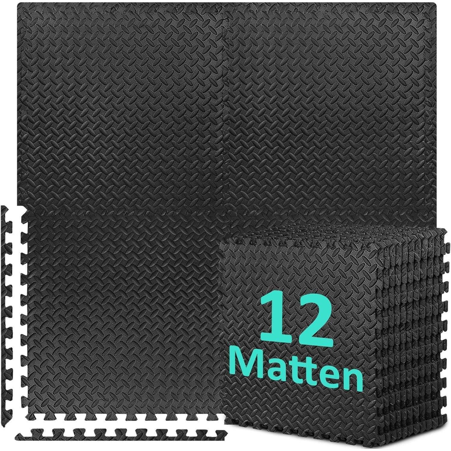 Fitnessmatte Fitness Bodenschutzmatte Set 12/24/48 Puzzlematte EVA Sportmatte