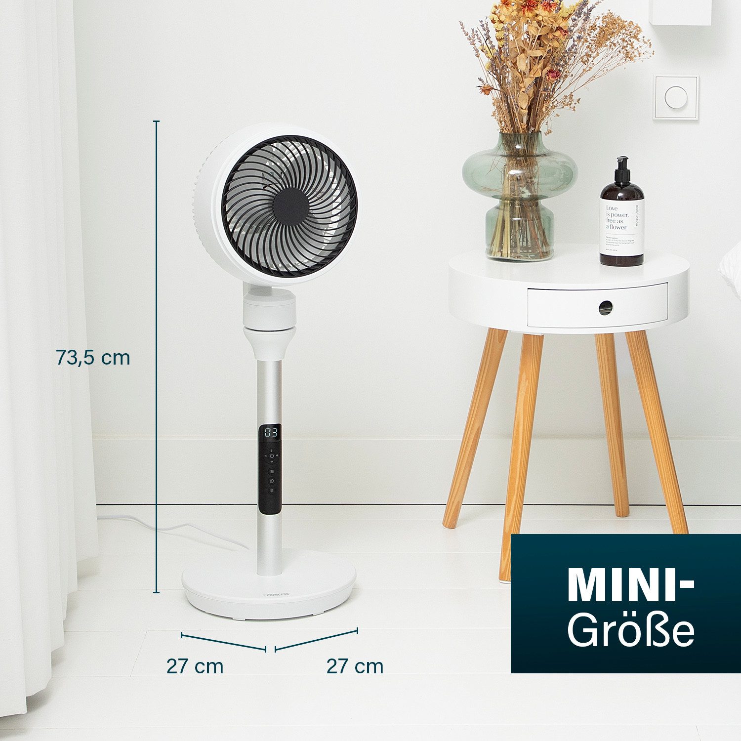 PRINCESS Standventilator 354555, Luftzirkulator, 3D Oszillation, günstig online kaufen