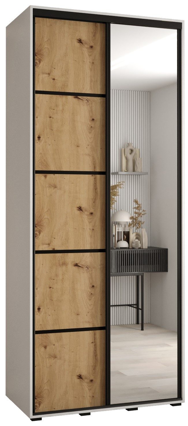 ABIKS MÖBEL Schwebetürenschrank Davos 5 Schlafzimmerschrank mit Spiegel, Kl günstig online kaufen