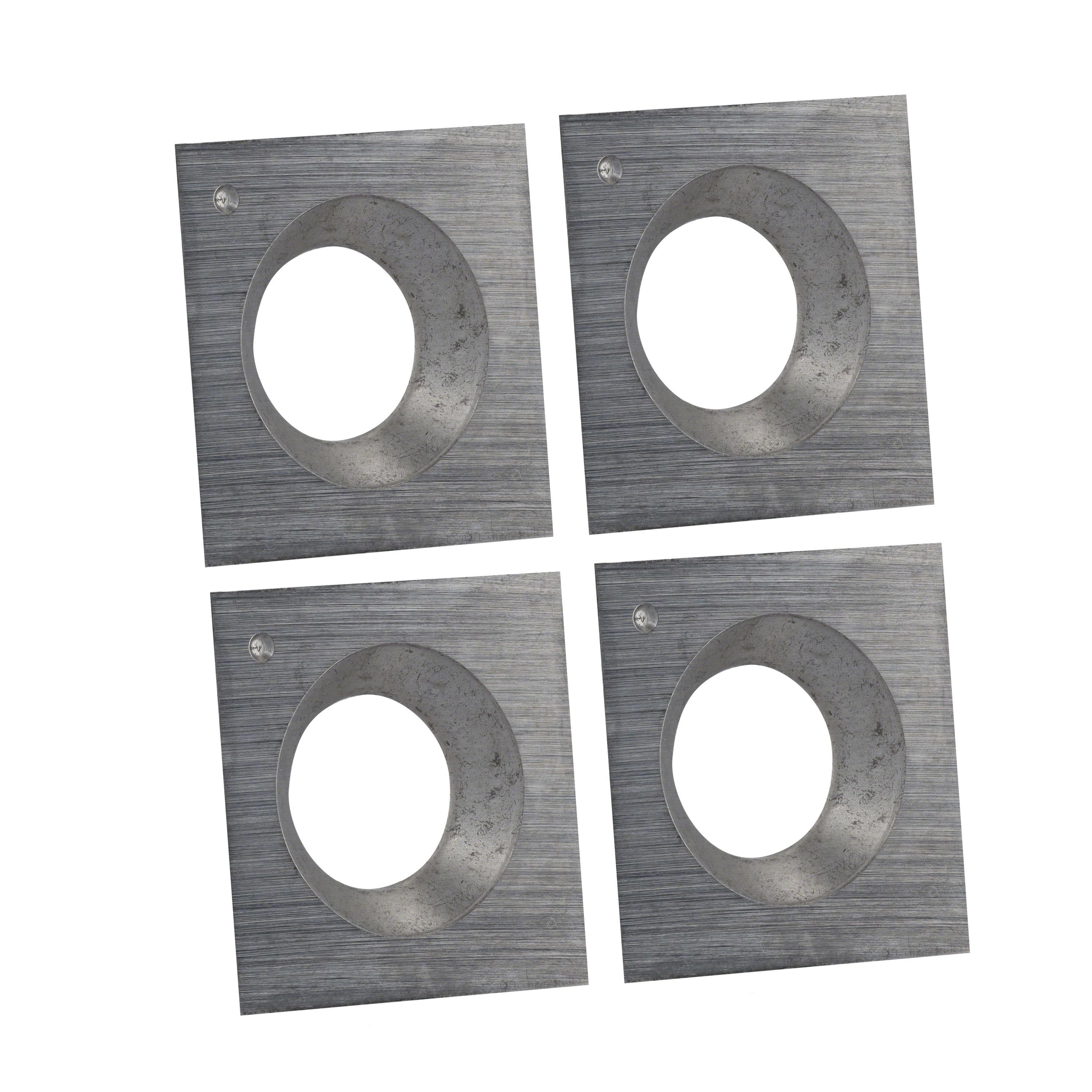 Tigra Wendeplattenfräser quadratische Wendeplatte 12 14x14x2mm 30° T02SMG 4 Stück