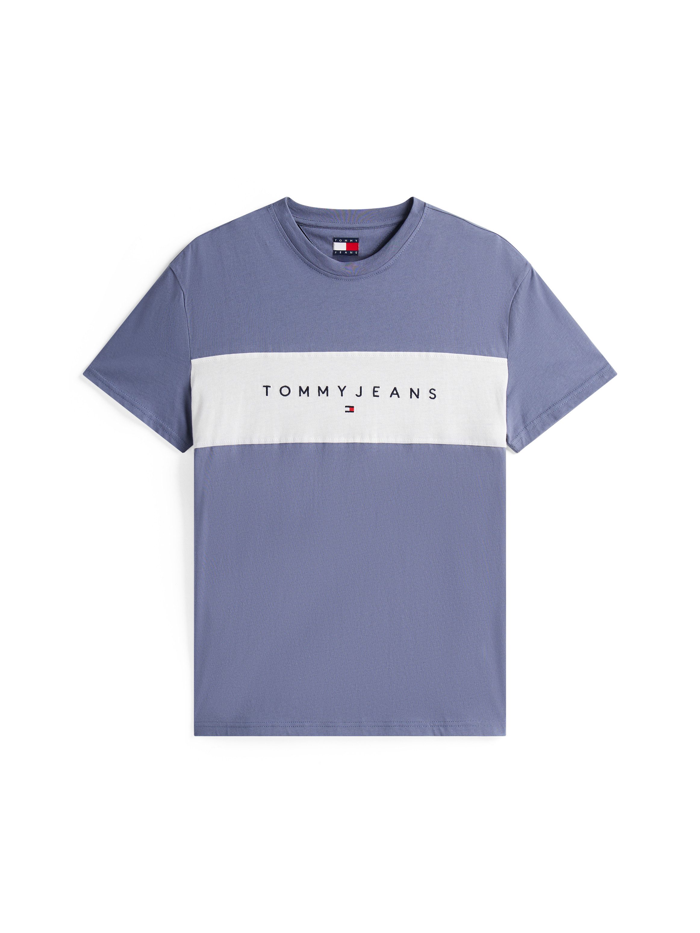 Tommy Jeans T-Shirt TJM REG CBLK LINEAR LOGO TEE – Bild 3 von 4