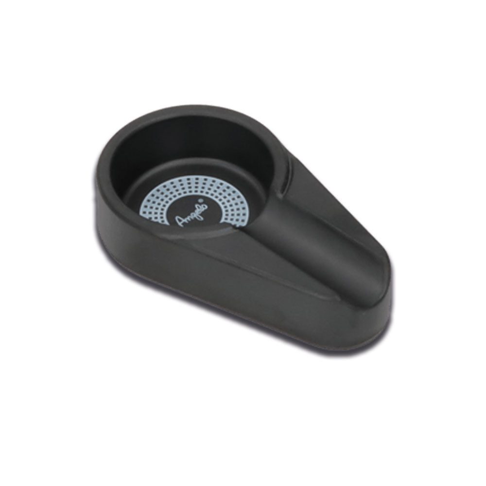 Aschenbecher Zigarren Aschenbecher, Schwarz Matt, 1er Ablage, Oval, Ascher