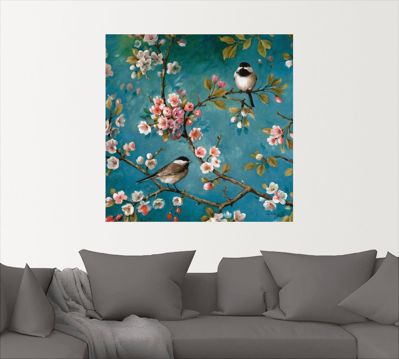 Artland Wandbild »Blüte II«, Blumen (1 Stück), in vielen Größen & Produktarten -Leinwandbild, Poster, Wandaufkleber / Wandtattoo auch für Badezimmer geeignet-HomeTrends