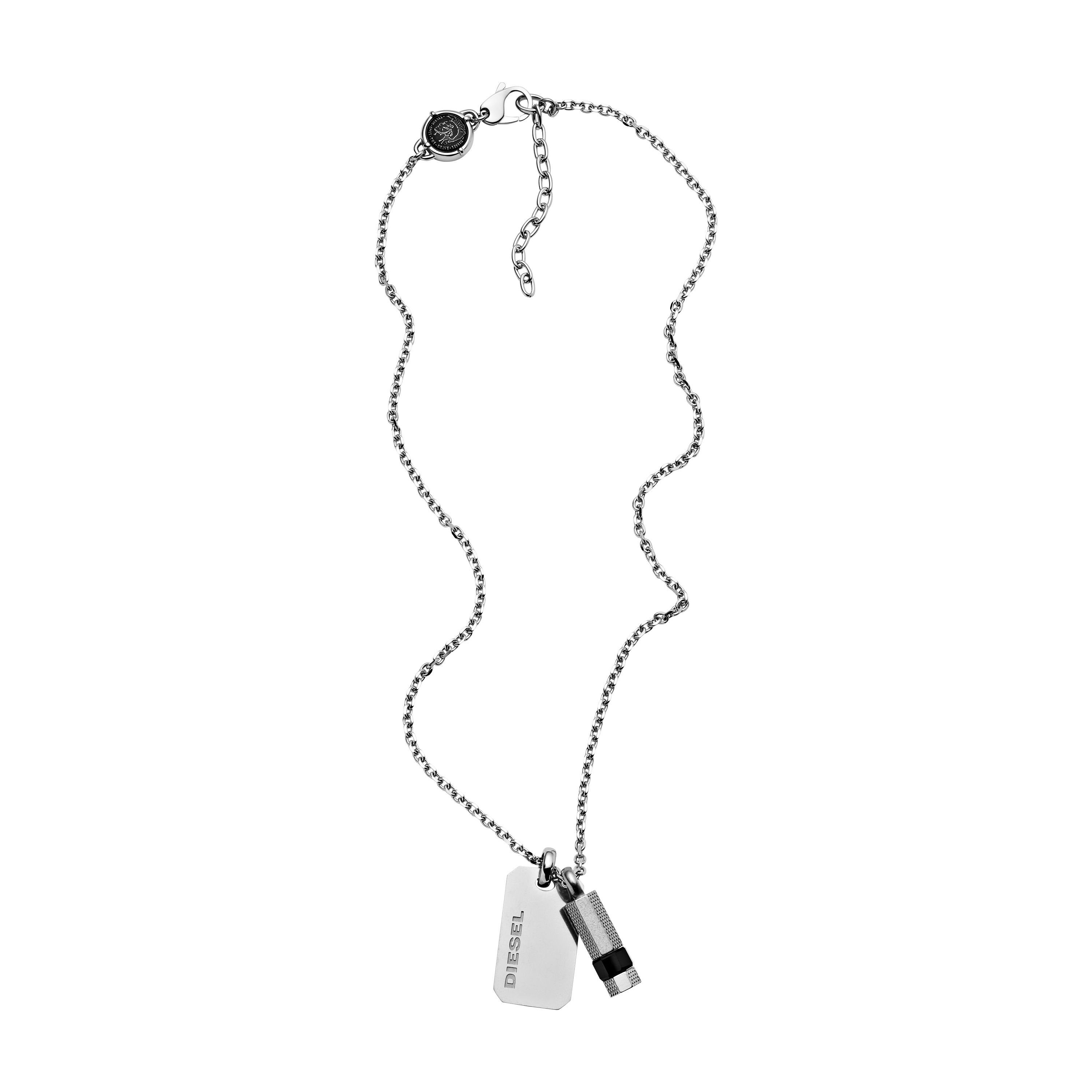 Diesel Edelstahlkette Halskette silberfa...