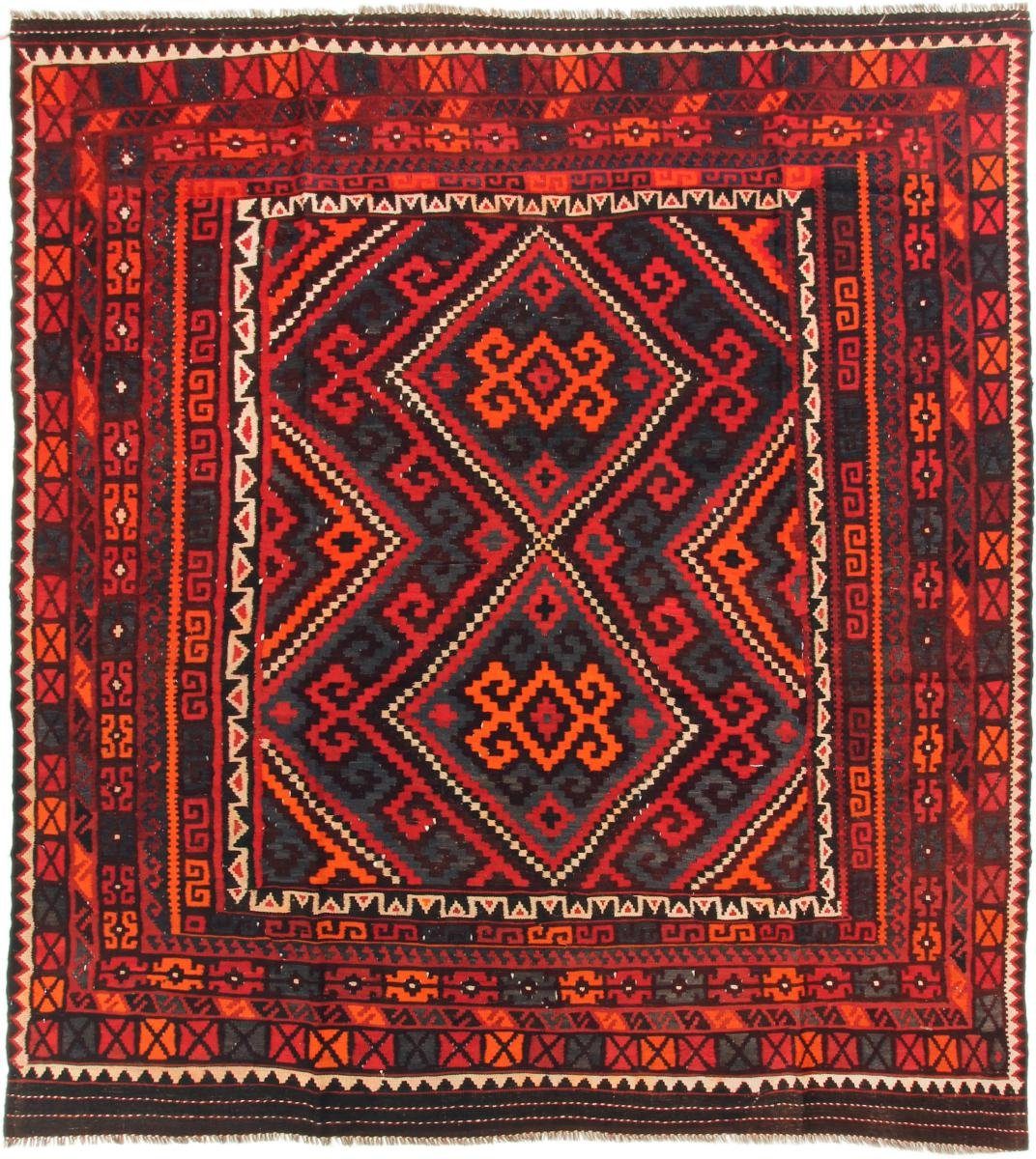 Orientteppich Kelim Afghan Antik 245x266 Handgewebter Orientteppich Quadratisch, Nain Trading, rechteckig, Höhe: 3 mm