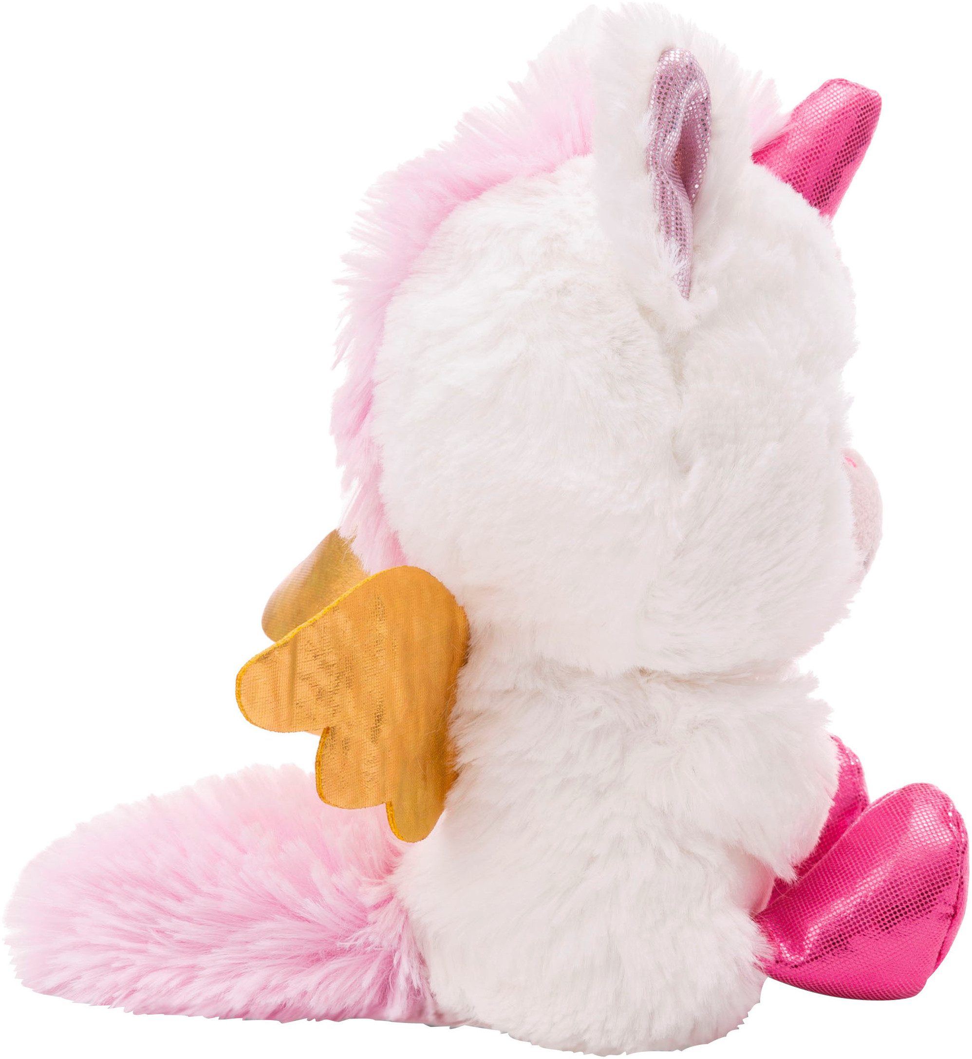 Nici Kuscheltier Glubschis, Einhorn Glowy Kaddi, 15 cm schlenkernd