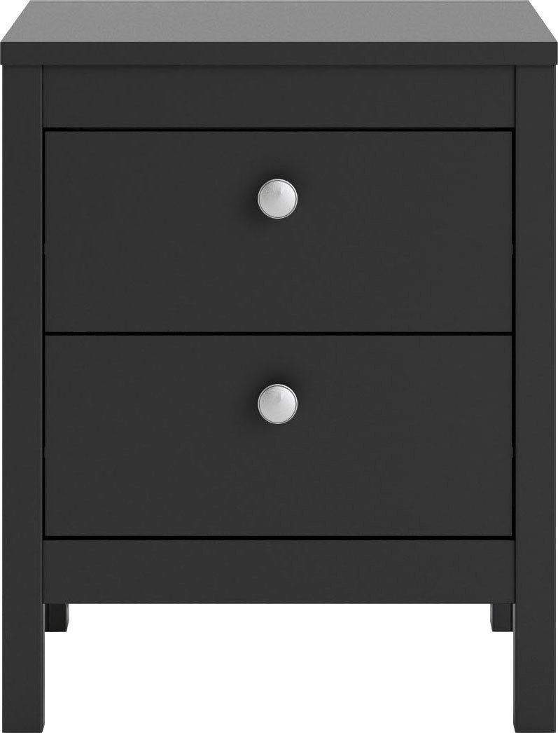 Home affaire Nachttisch Nachtkommode, Nachtschrank, Beistelltisch, mit 2 Schubladen, Breite 44 cm, Höhe 54 cm