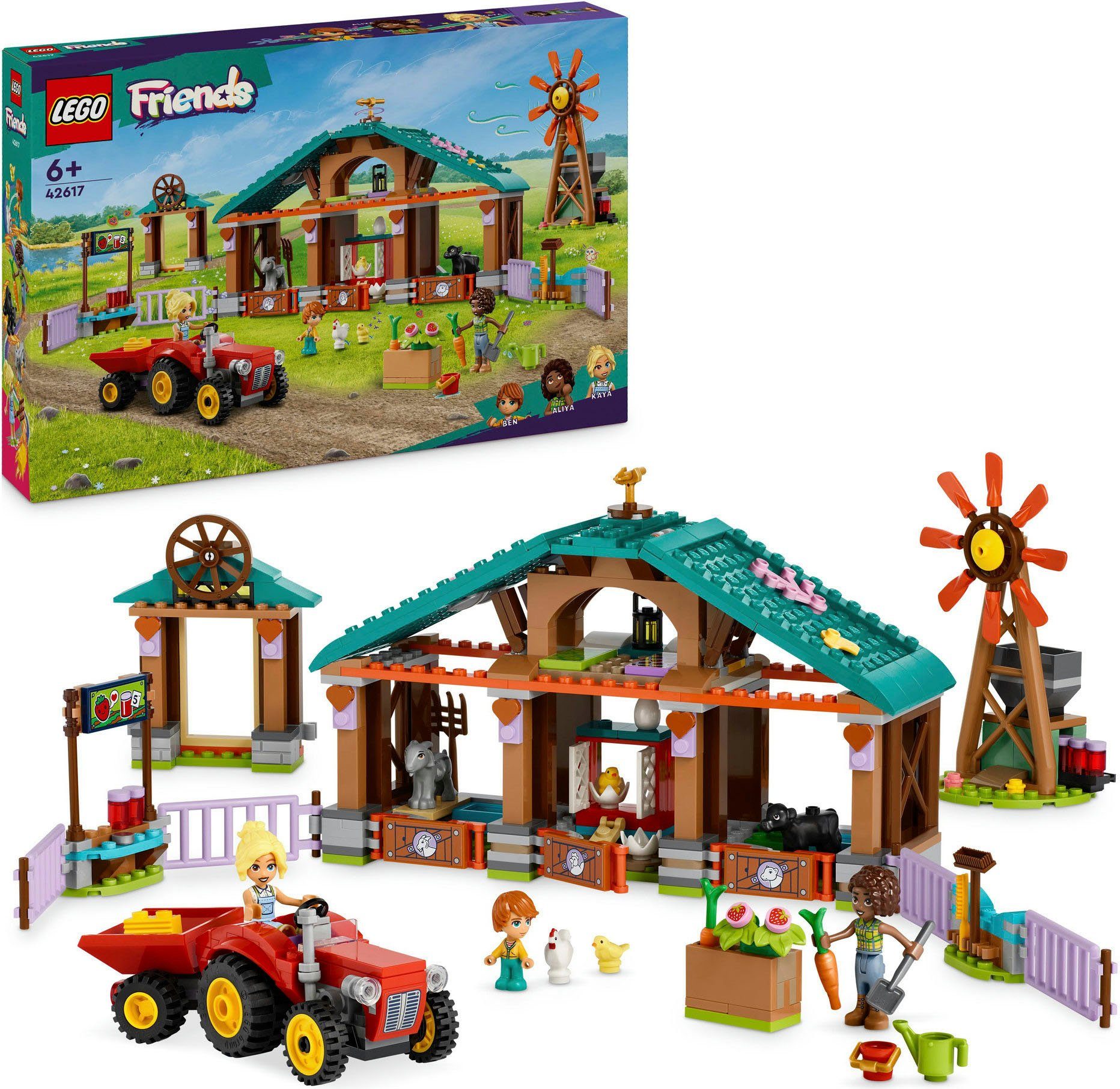 LEGO® Konstruktionsspielsteine Auffangstation für Farmtiere (42617), LEGO Friends, (489 St), Made in Europe