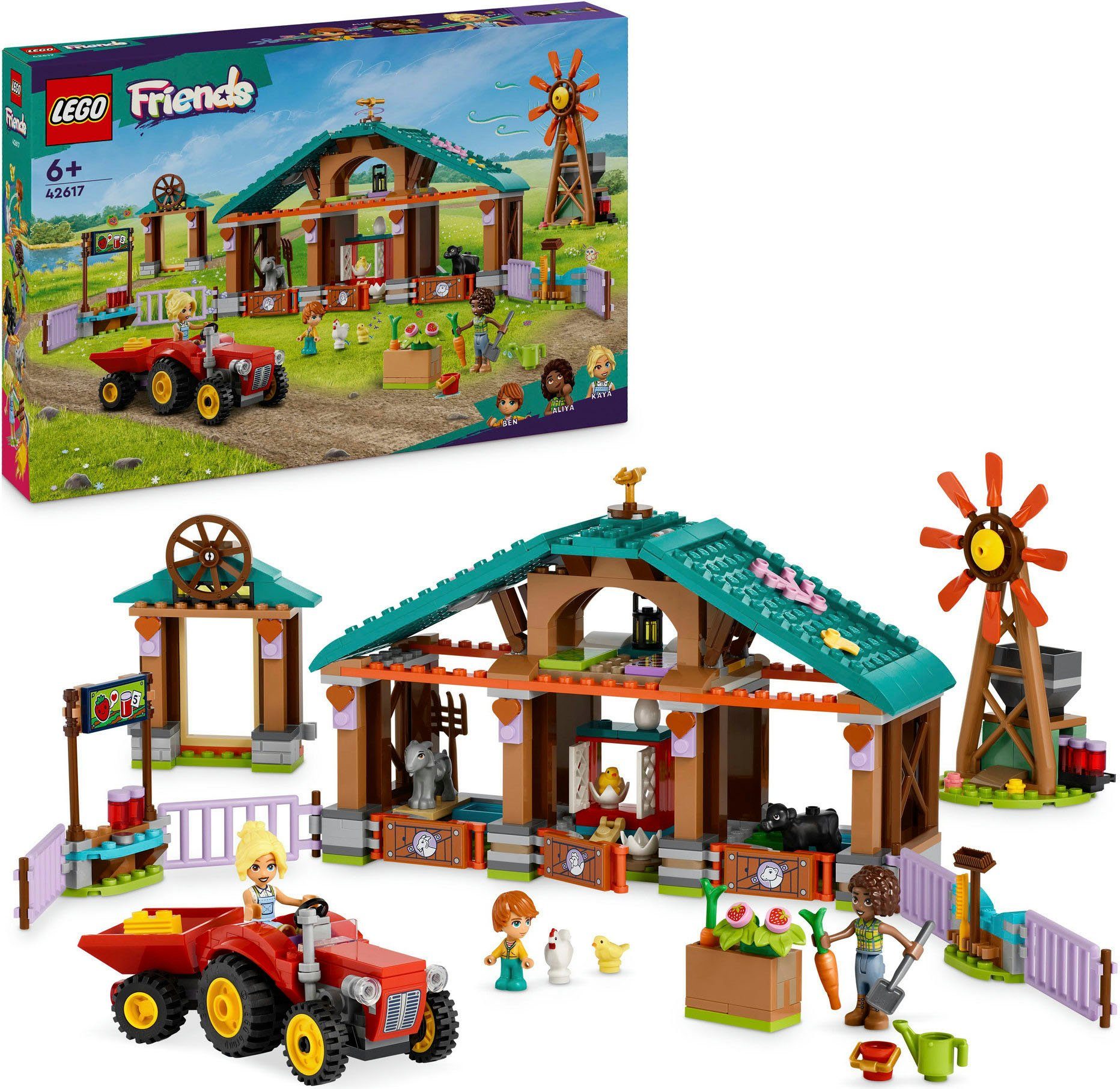 Auffangstation für Farmtiere (42617), LEGO Friends Konstruktionsspielsteine
