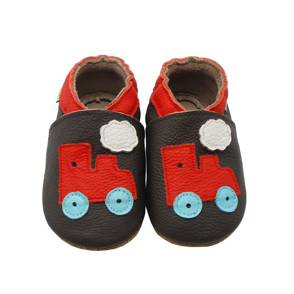 Weiche Leder Lauflernschuhe Hausschuhe 100% Leder Krabbelschuh