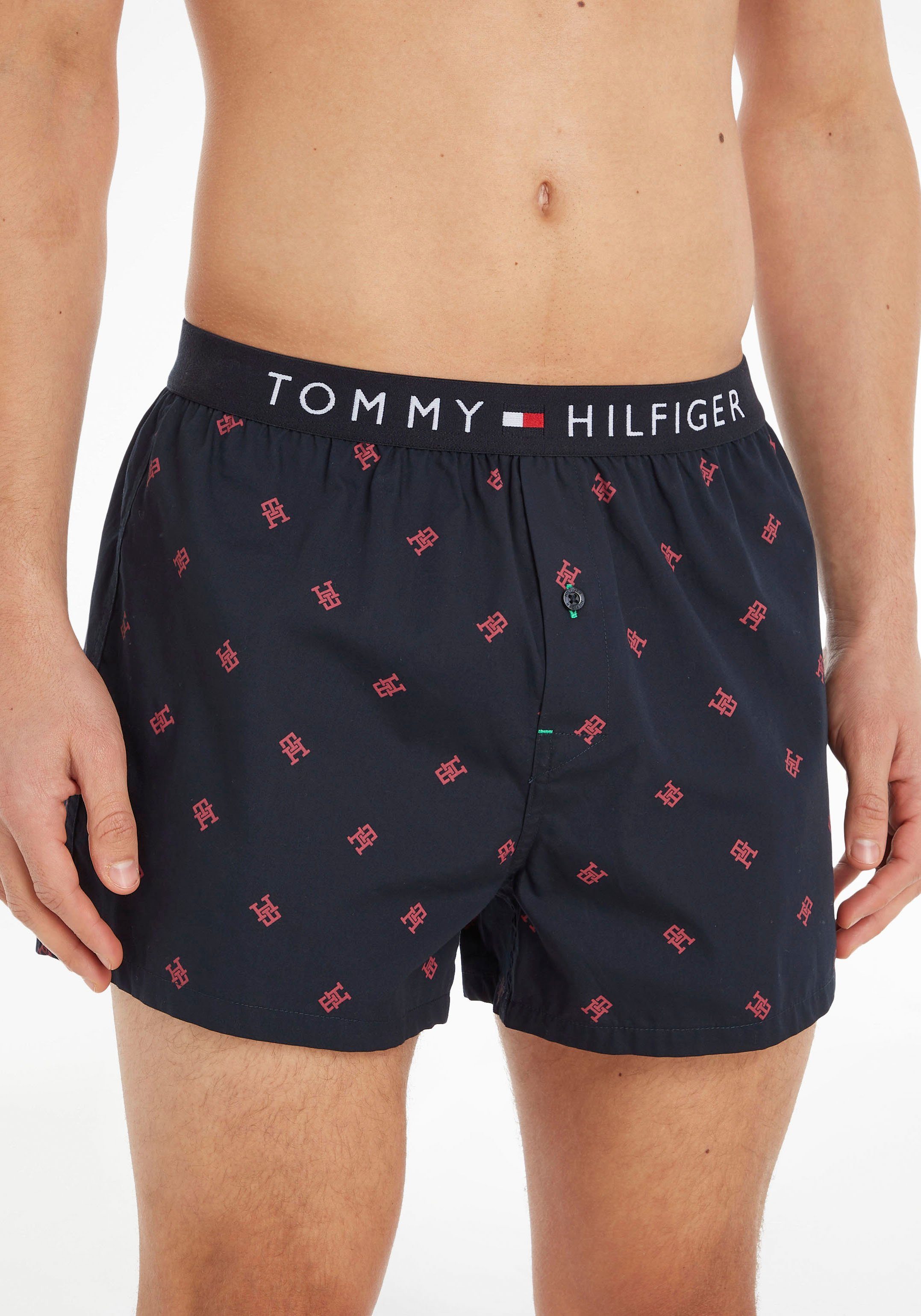 Tommy Hilfiger Underwear Webboxer mit geknöpftem Hosenschlitz