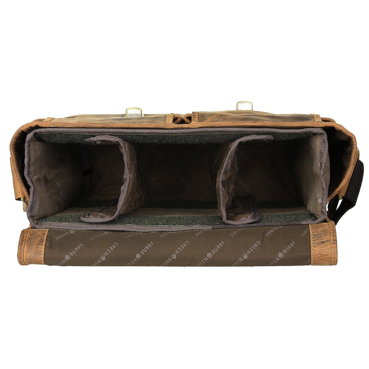 Greenburry Messenger Bag Vintage Leder Kameratasche Camera Bag Fototasche 1 günstig online kaufen