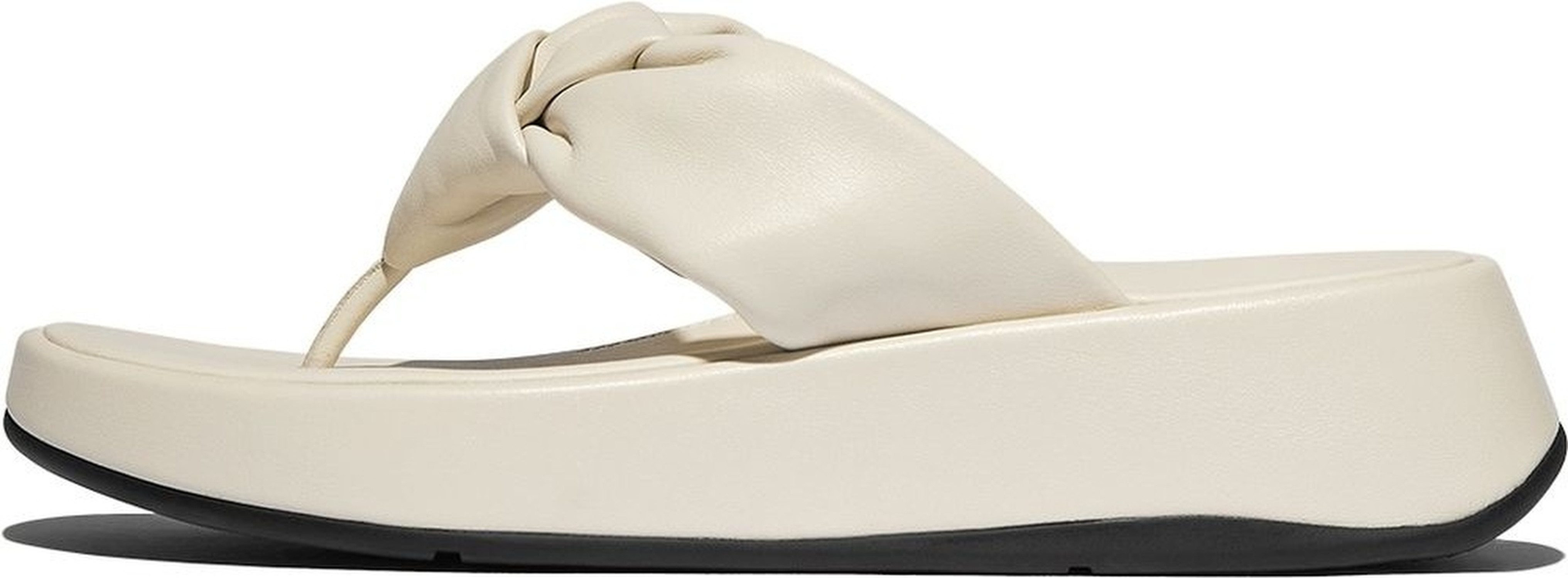 Fitflop F-Mode Knot Soft-Leather Flatform Toe-Post Sandals Sandale – Bild 2 von 5