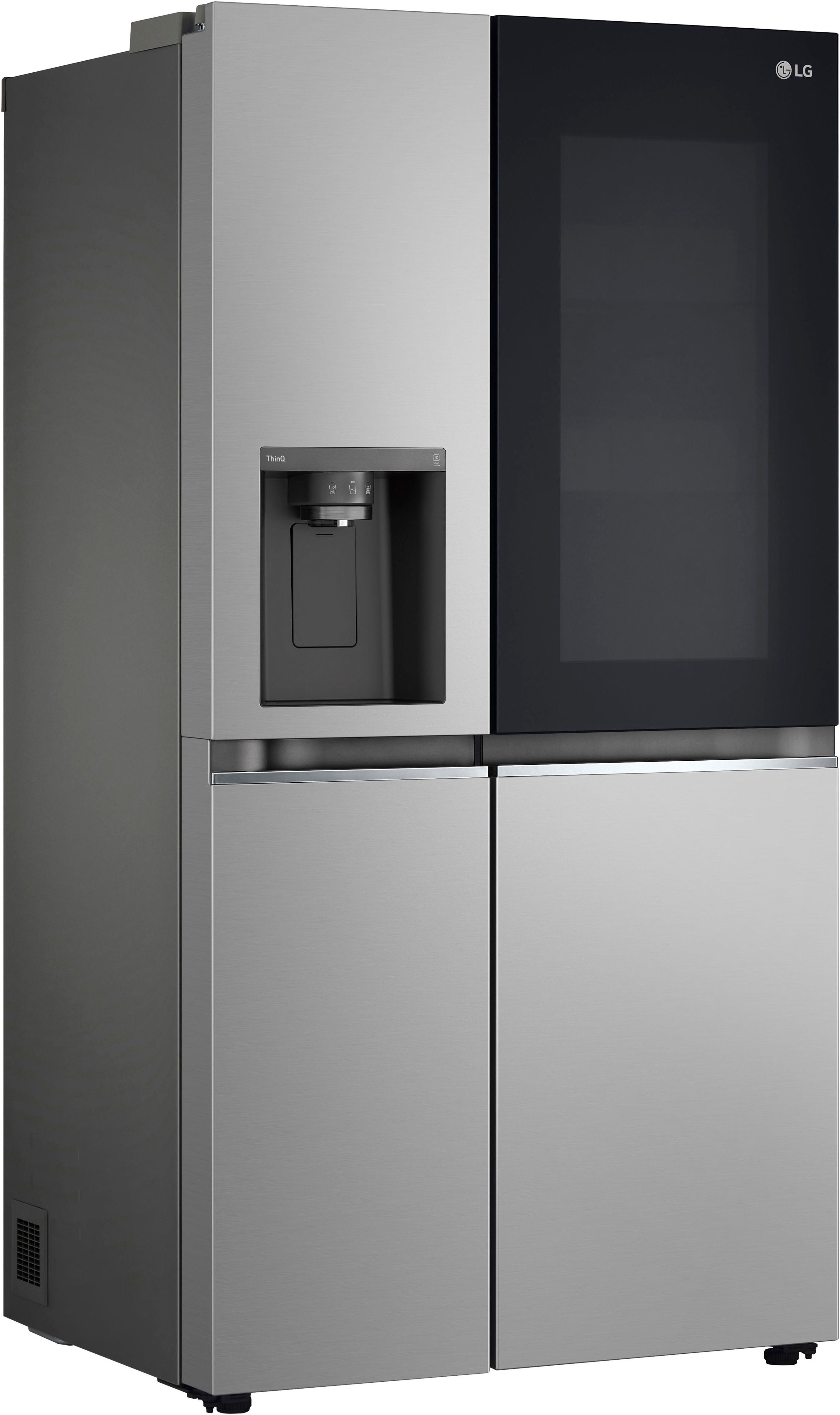 Valentinstagsgeschenk LG Side-by-Side G-Serie GSGB71PYLL, 179 cm hoch, 91,3 cm breit, silberfarben, Front: silber