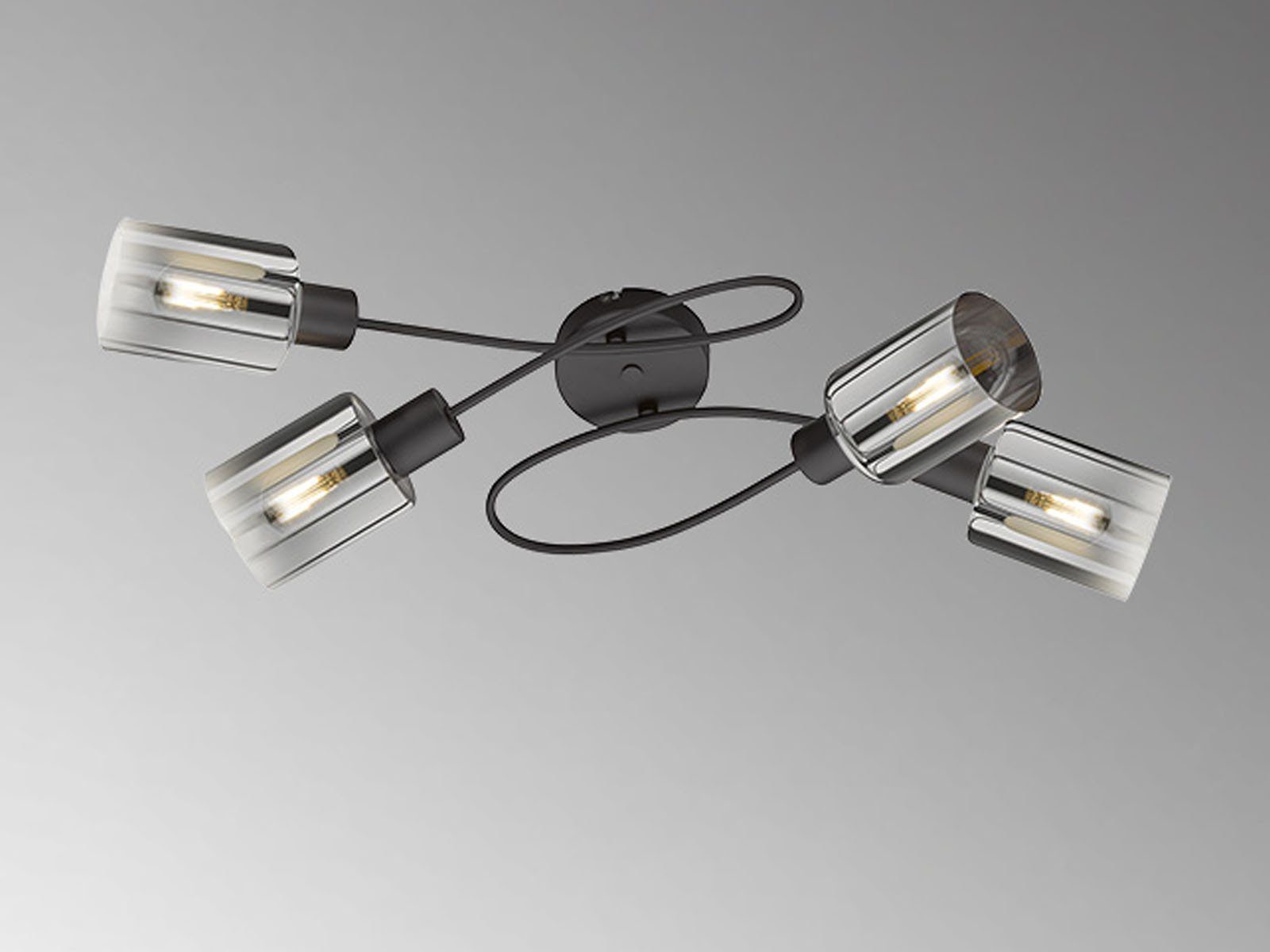 FISCHER & HONSEL LED Deckenleuchte, LED wechselbar, Warmweiß, ausgefallener günstig online kaufen