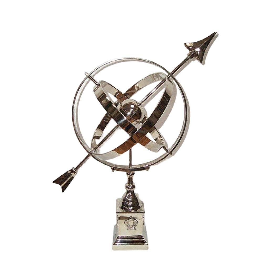 Dekoobjekt Armillarsphäre, Sonnenuhr, Sundial Weltmaschine