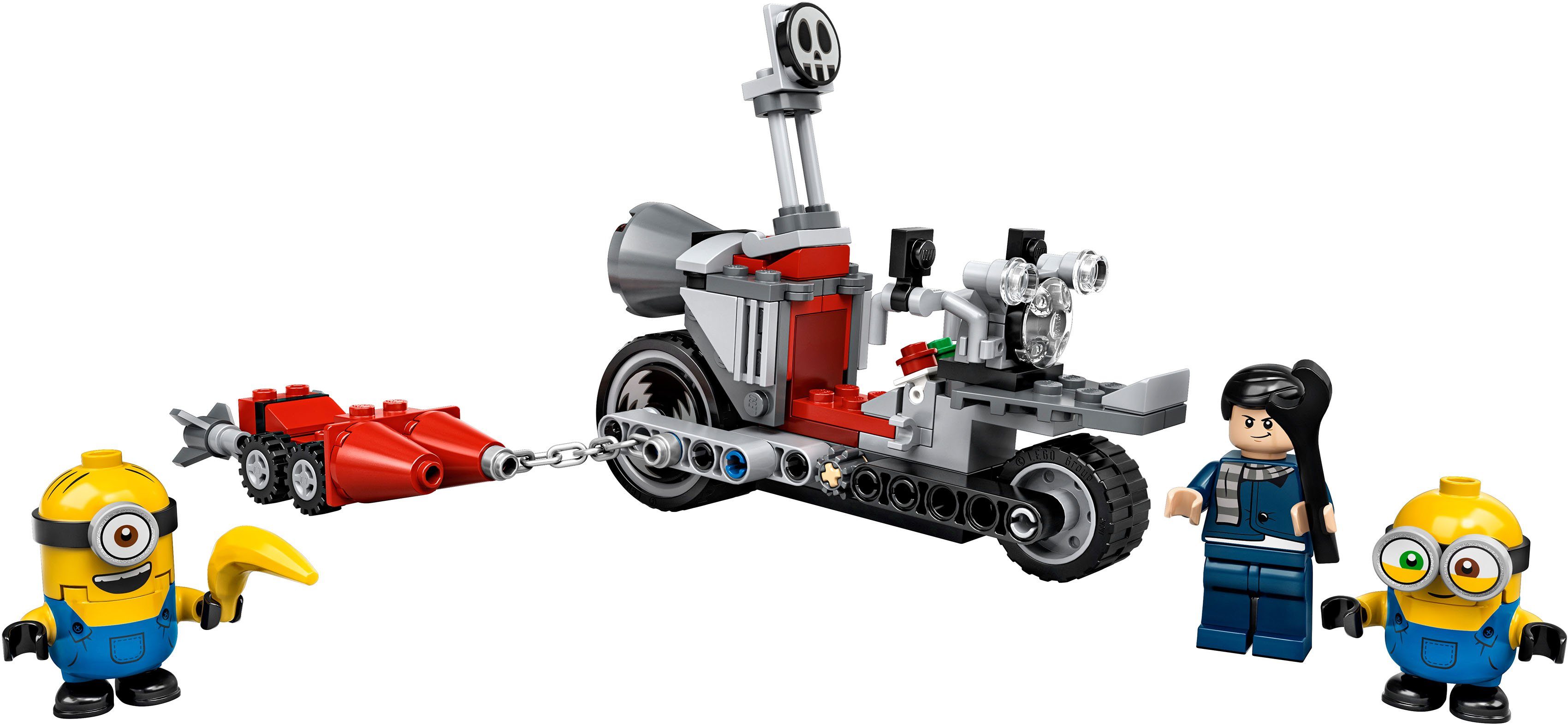 Image of LEGO® Konstruktionsspielsteine »Unaufhaltsame Motorrad-Jagd (75549), LEGO® Minions«, (136 St), Made in Europe