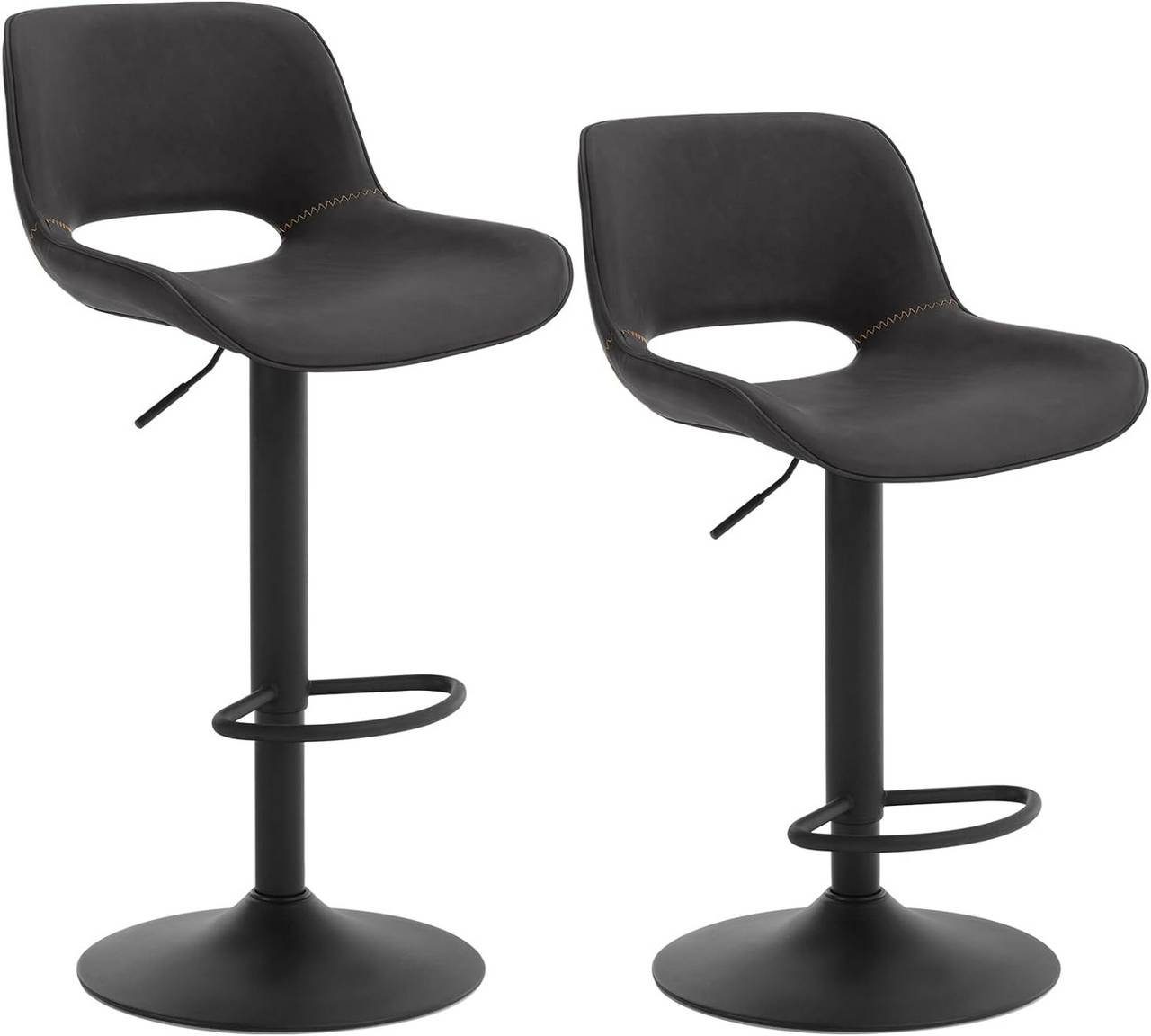 Woltu Barhocker (2 St), höhenverstellbar, Tresenstuhl, günstig online kaufen