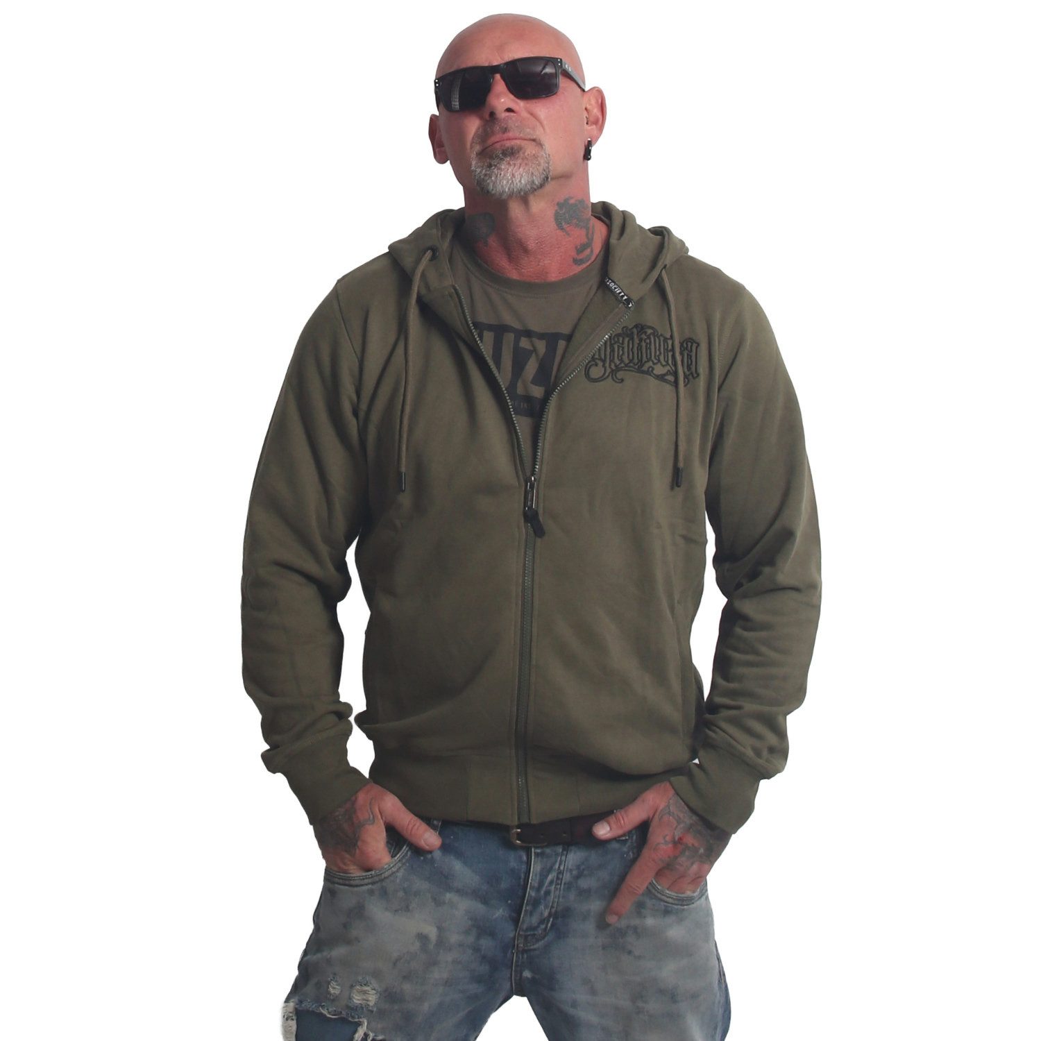 YAKUZA Kapuzensweatjacke Needle