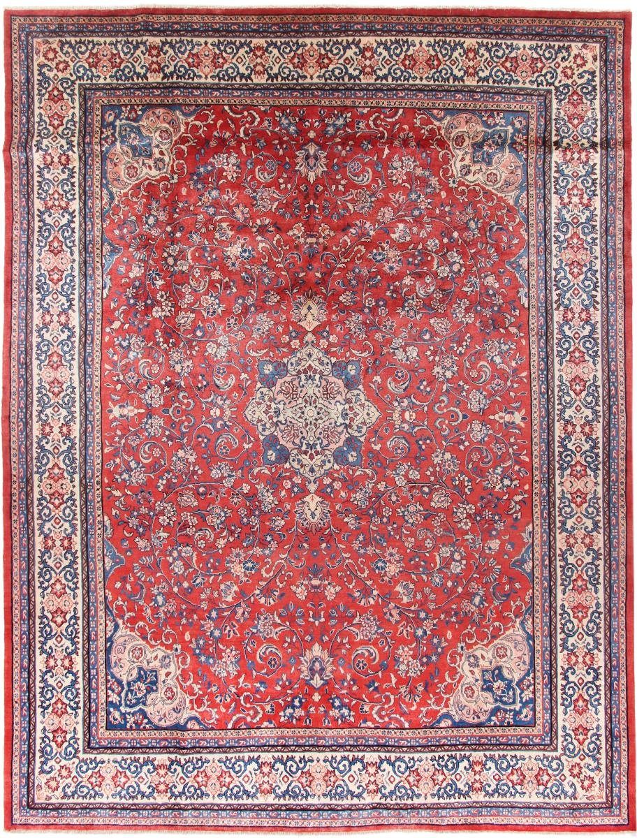 Orientteppich Mahal 325x428 Handgeknüpfter Orientteppich / Perserteppich, Nain Trading, rechteckig, Höhe: 12 mm