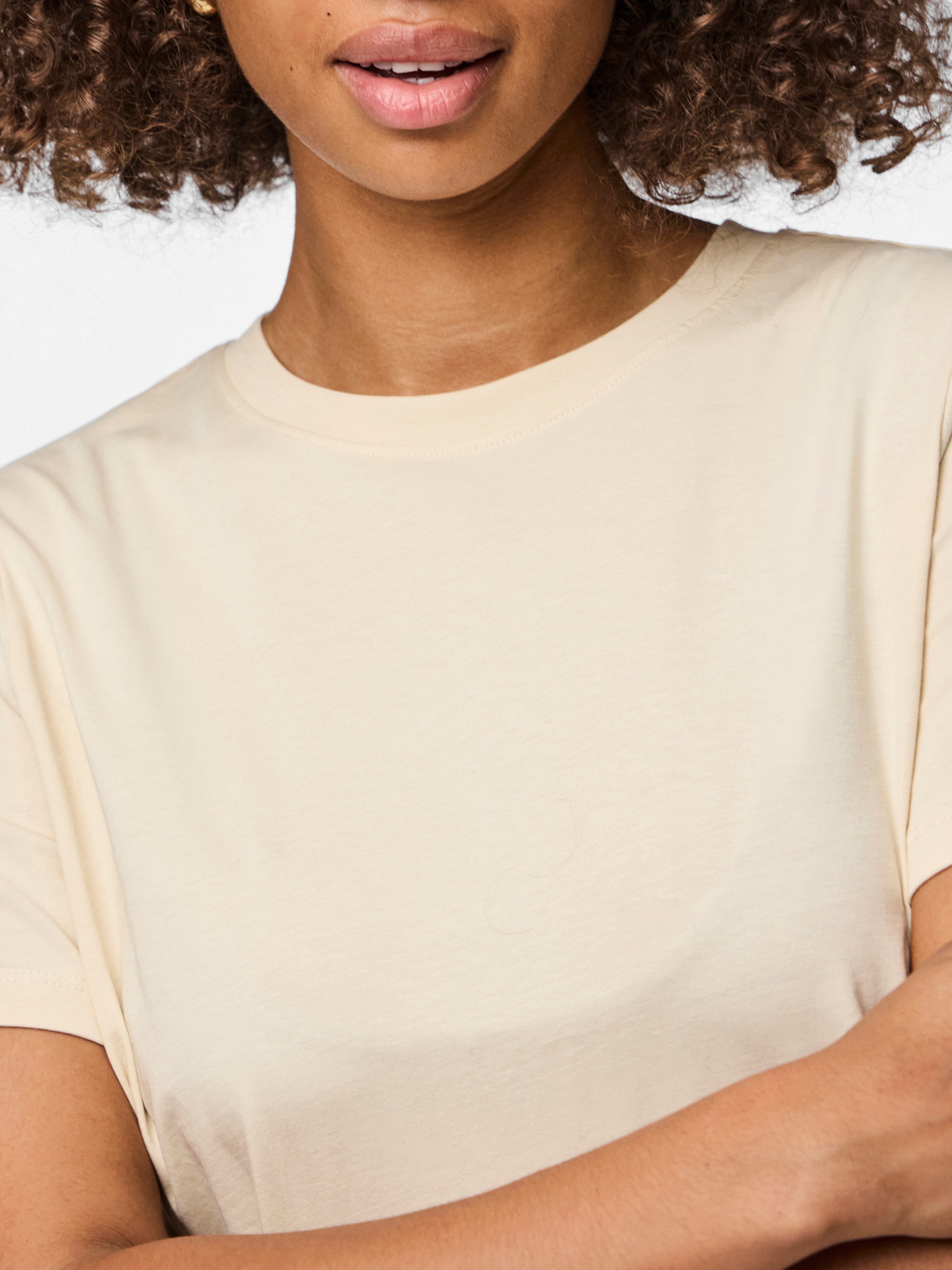 pieces Rundhalsshirt PCRIA SS SOLID TEE NOOS BC