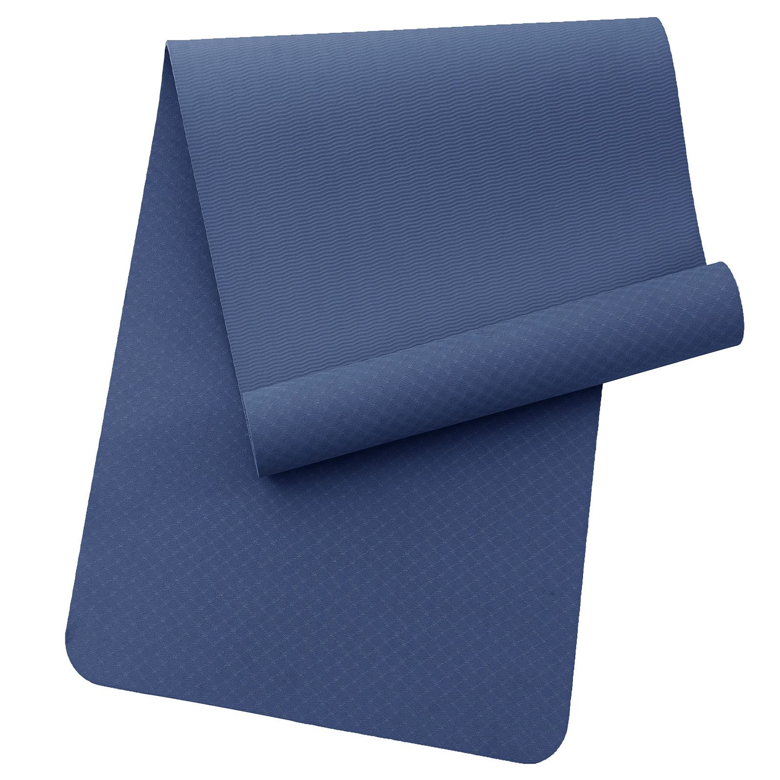 Good Nite Yogamatte Yogamatte rutschfest aus TPE 6mm Dicke– mit Tragegurt (1-St), 183 x 61 x 0,6 cm, Umweltfreundliche Fitnessmatte