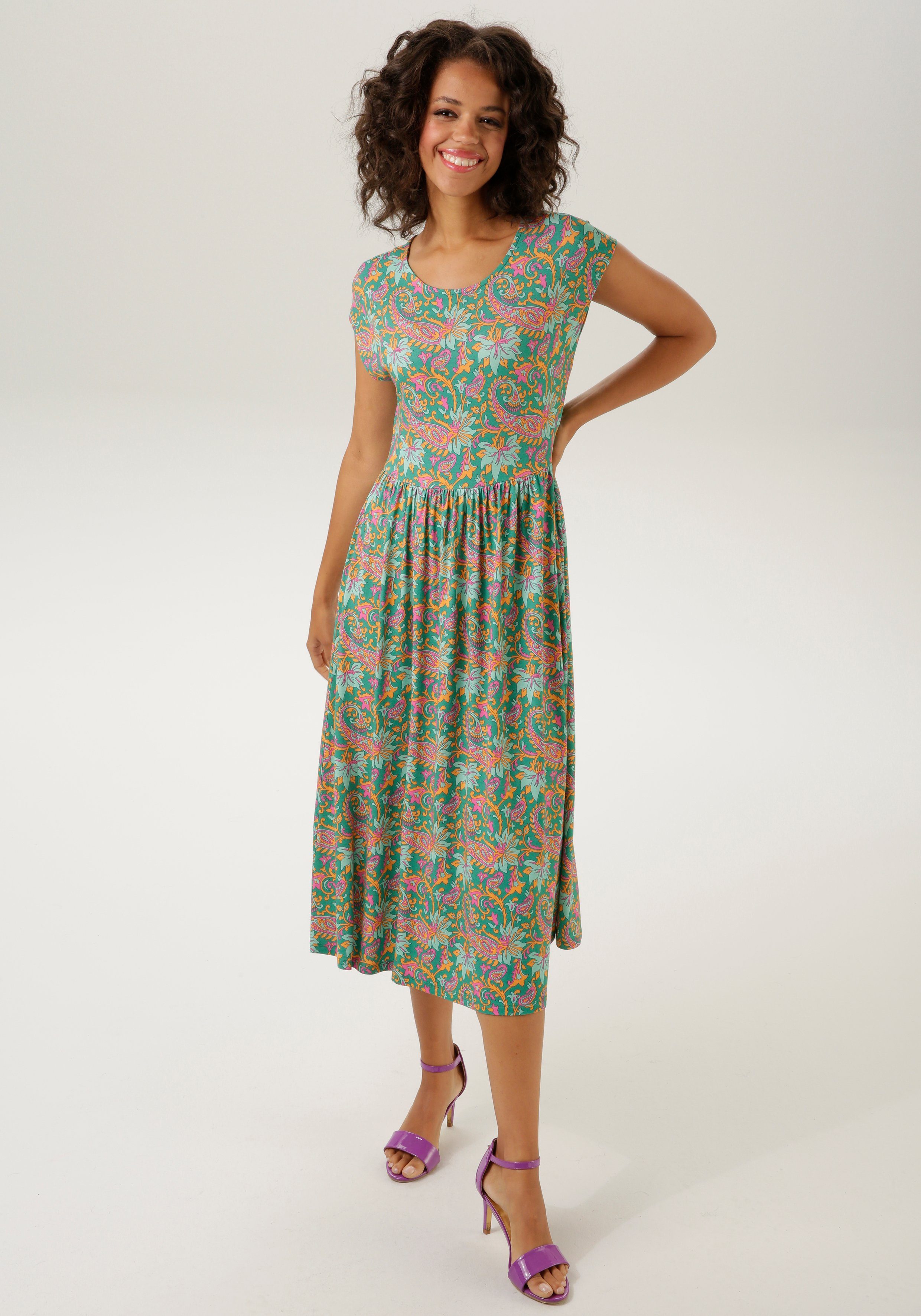 ANISTON CASUAL Sommerkleid mit extravagantem Paisley-Muster bedruckt mehr