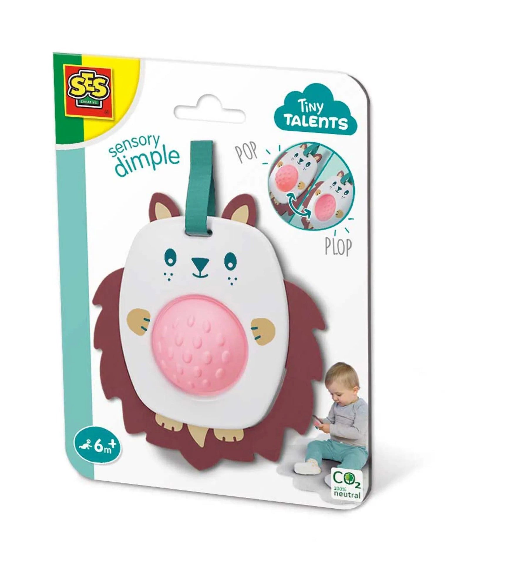 SES Creative Spiel SES Creative Greifspielzeug Dimple - Igel Sensorikspielzeug