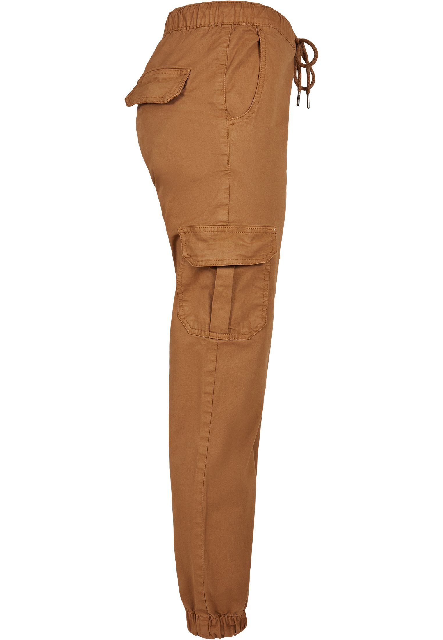 URBAN CLASSICS Cargohose High Cargo Waist Jogging Pants Damen (1-tlg) toffee Ladies