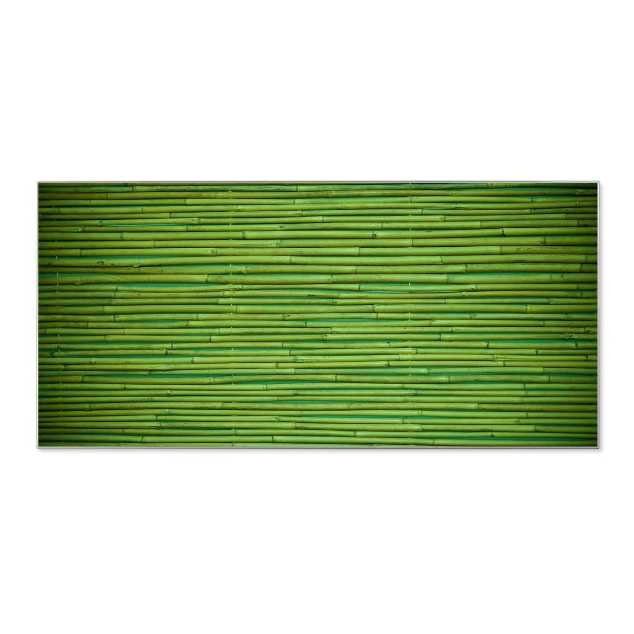 Magnete, (inkl. Stahl Wandtafel Bambus Stahlmagnettafel) 4 silberfarben Grün, banjado