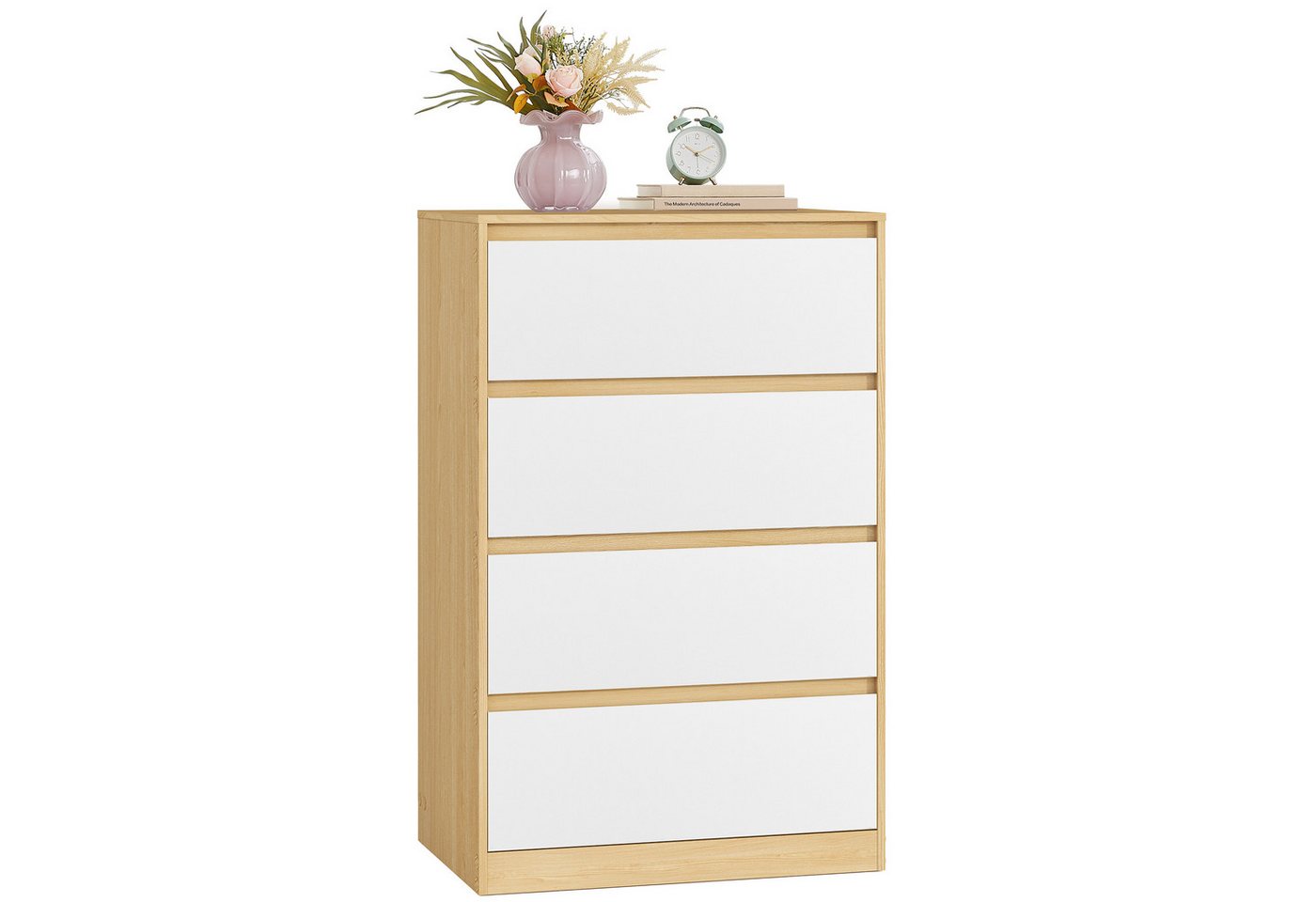 VASAGLE Kommode mit 3 / 4 / 5 Schubladen, Komodenschrank, Schubladenschrank