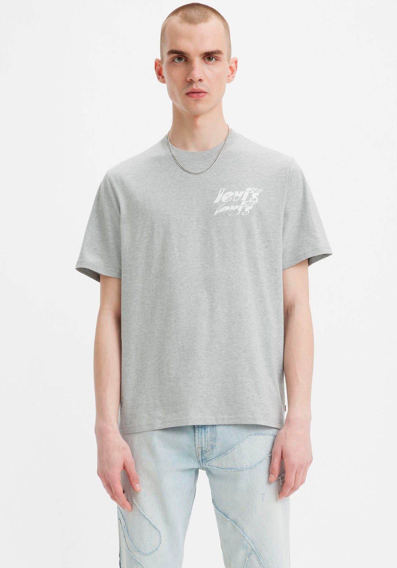 Levi's® T-Shirt RELAXED FIT TEE mit Markenlogo-Aufdruck grey