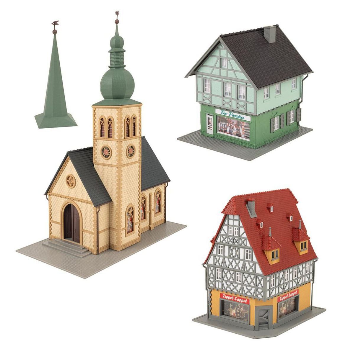 Faller Modellbausatz Faller 190038 Aktionsset Dorf HO